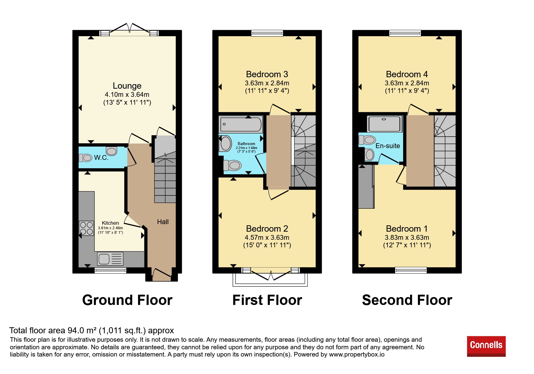 16, The Lakes, Aylesford floorplan