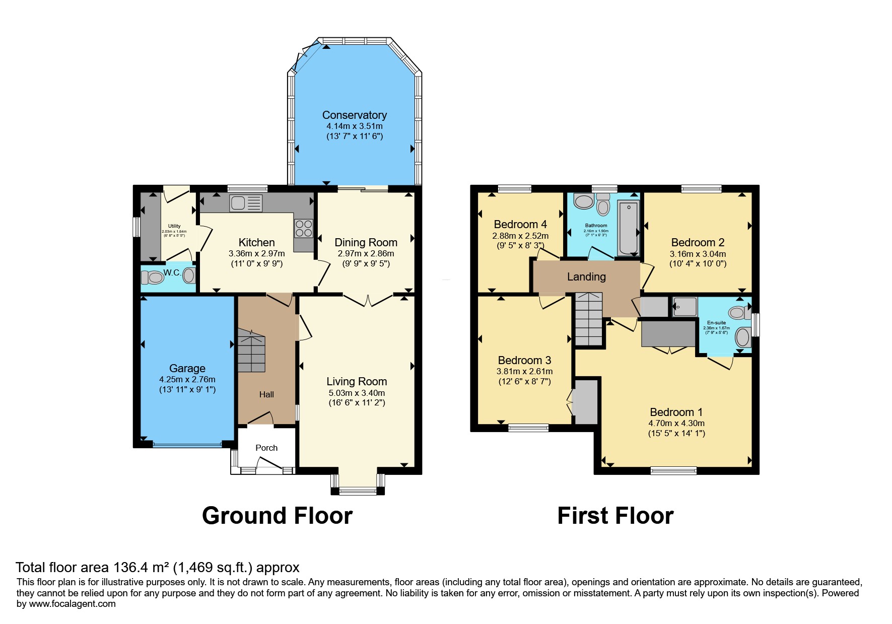 25, Rochester Close, Bracebridge Heath floorplan