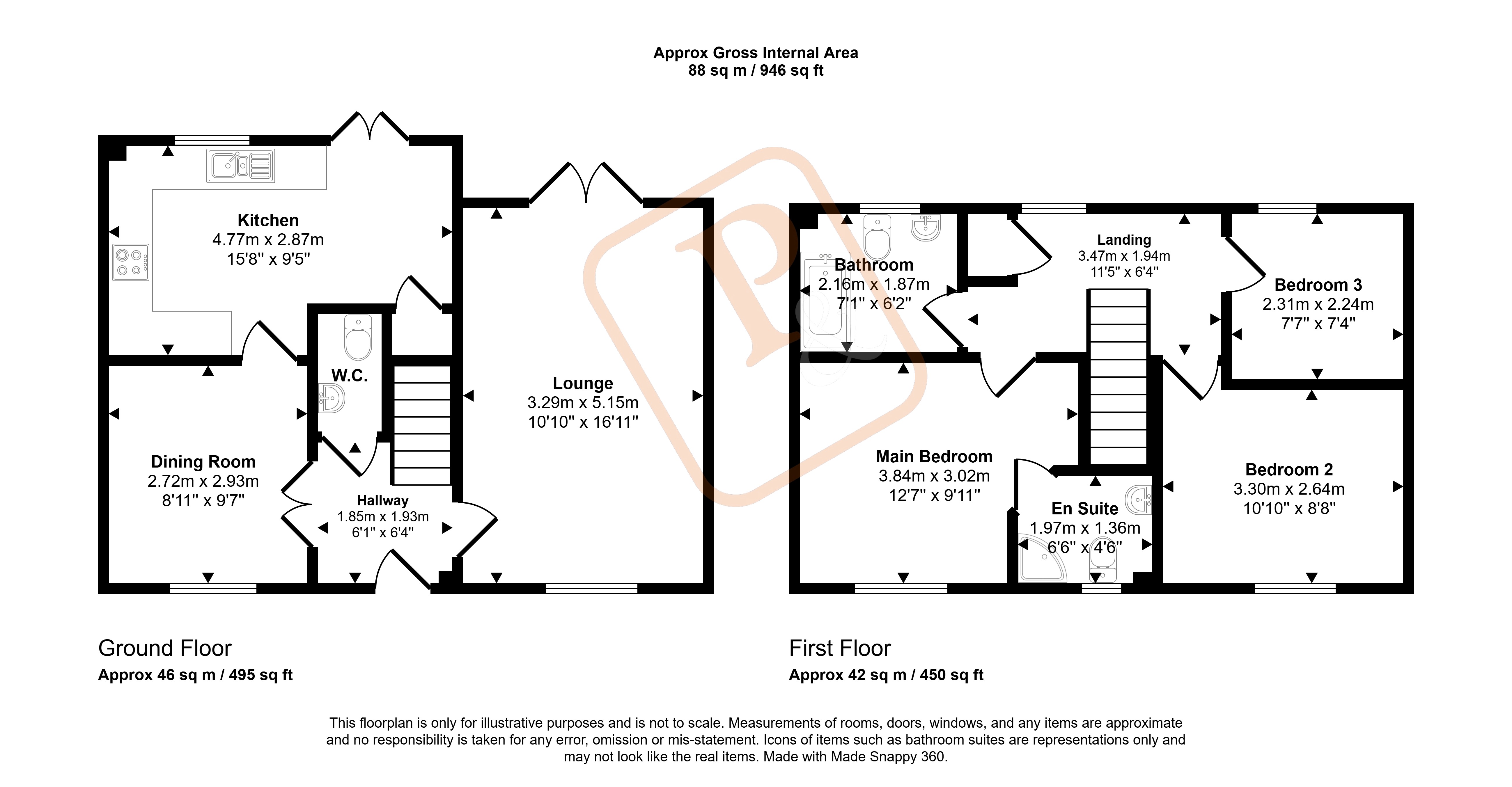 19, Steed Crescent, New Town, Essex floorplan
