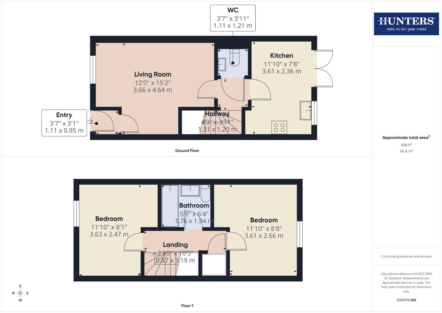22, Centurion Way, Scarborough floorplan