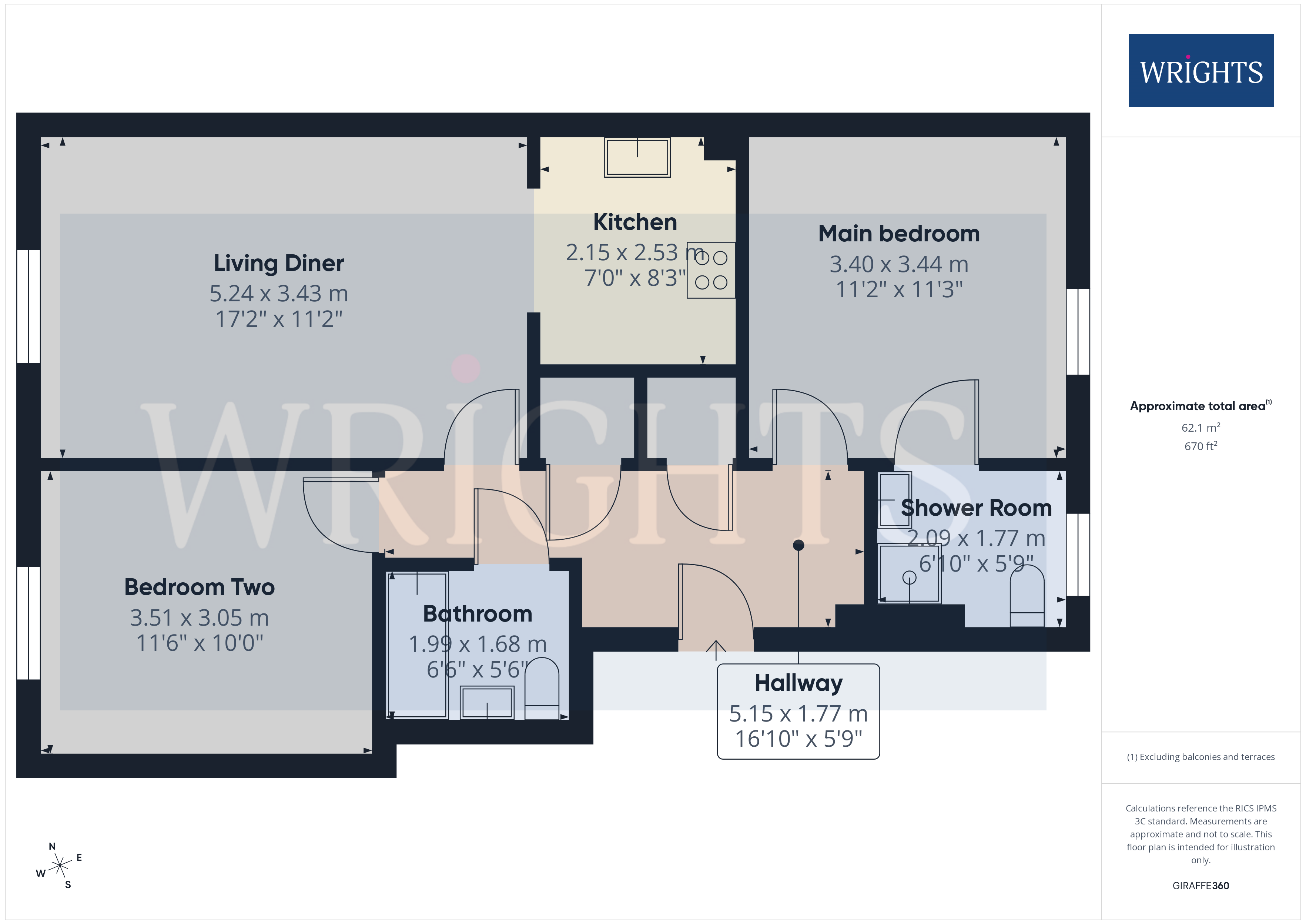 55, Merrifield Court, Welwyn Garden City floorplan