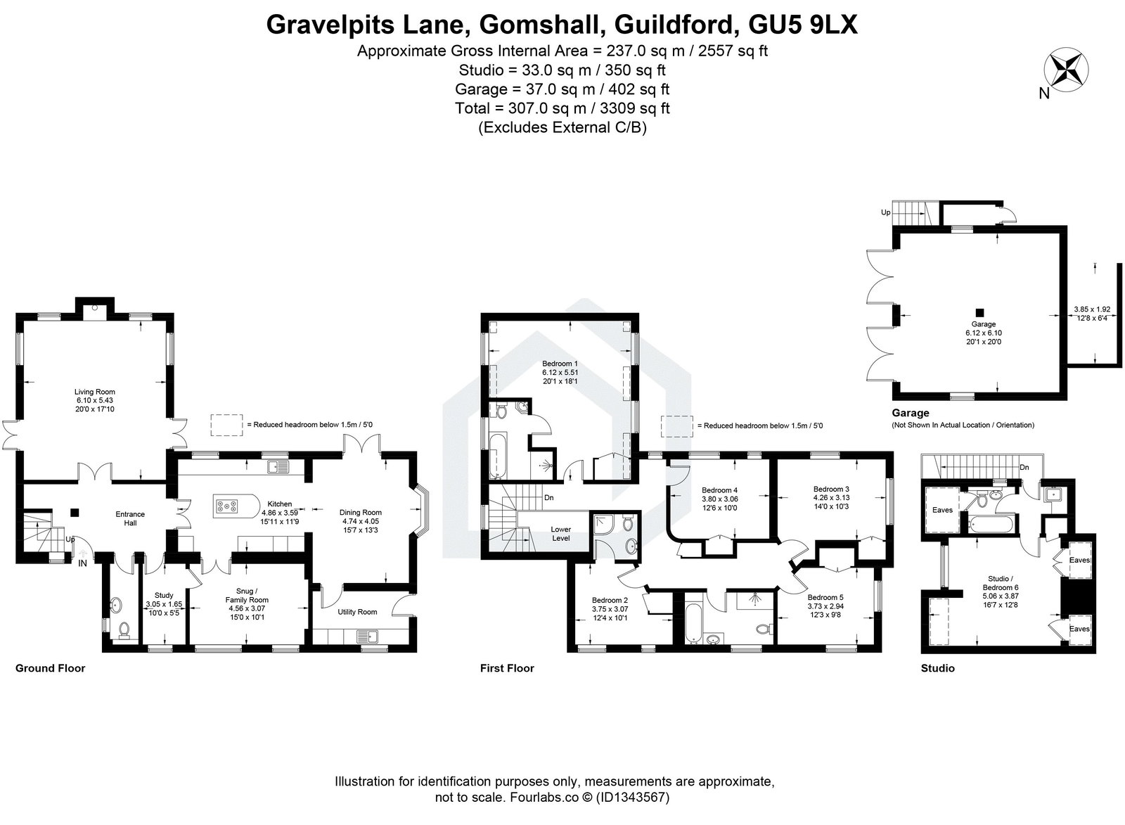 Gravelpits Lane, Guildford floorplan