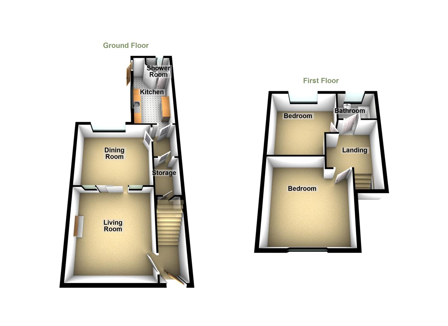 9, Staithes Lane, Staithes floorplan