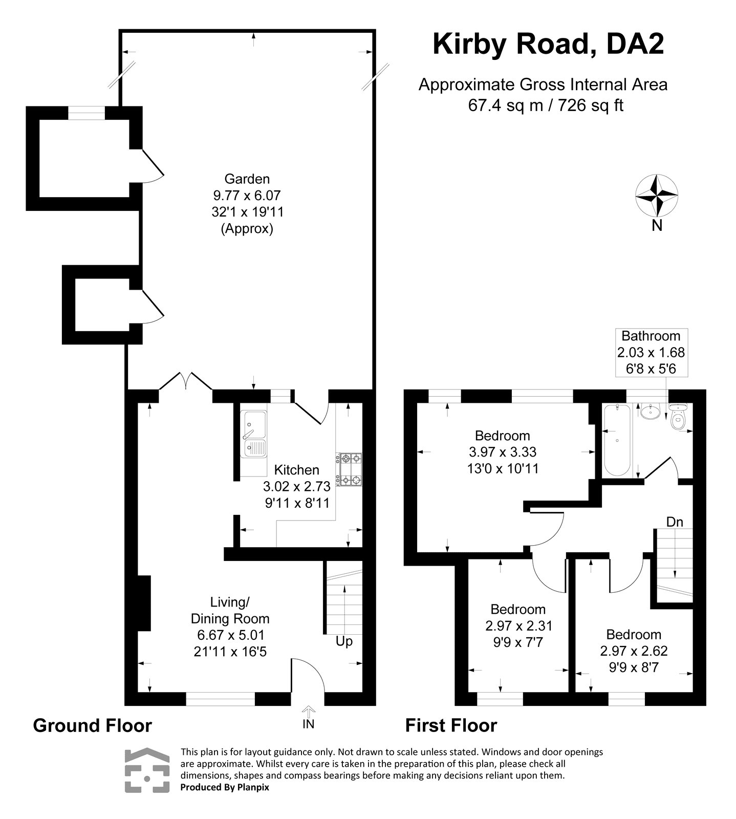 32, Kirby Road, Kent floorplan