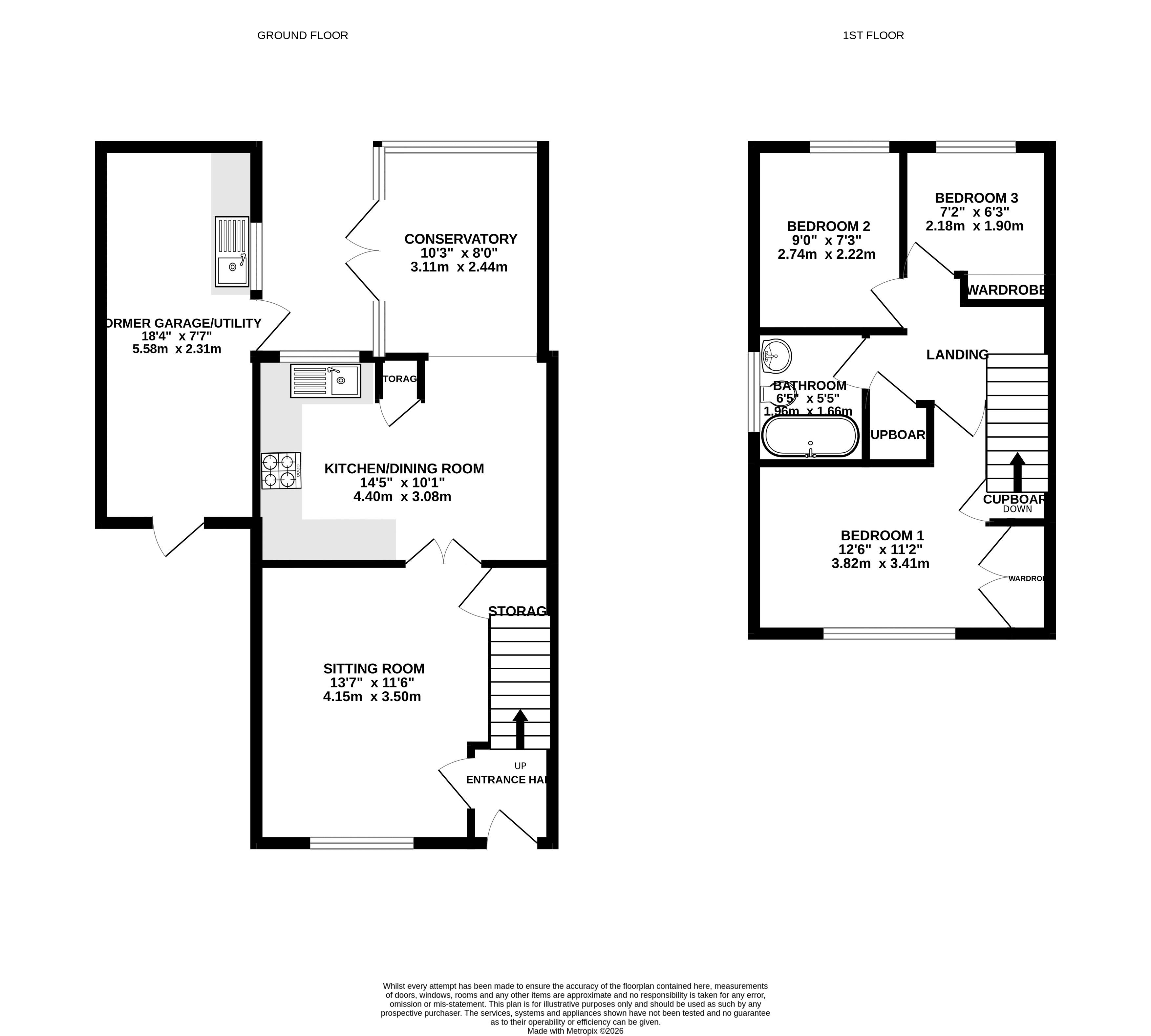 71, The Cornfields, Weston-Super-Mare floorplan
