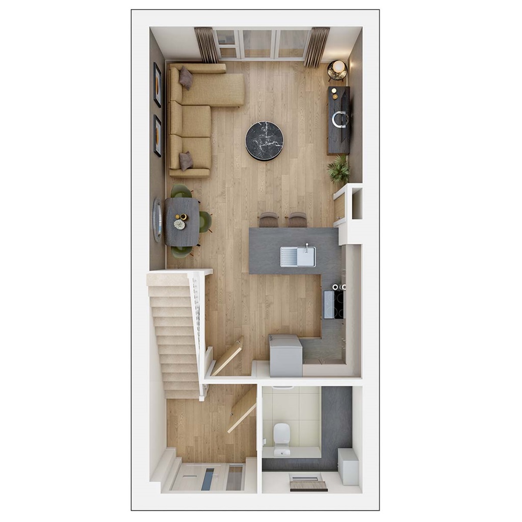 The Beaford - Plot 20, The Mill, Highgrove Crescent, Polegate floorplan