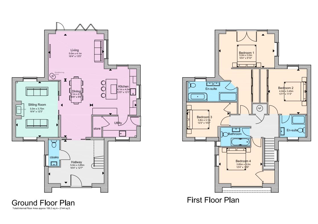 10 Ashmore Grove, Oswestry floorplan
