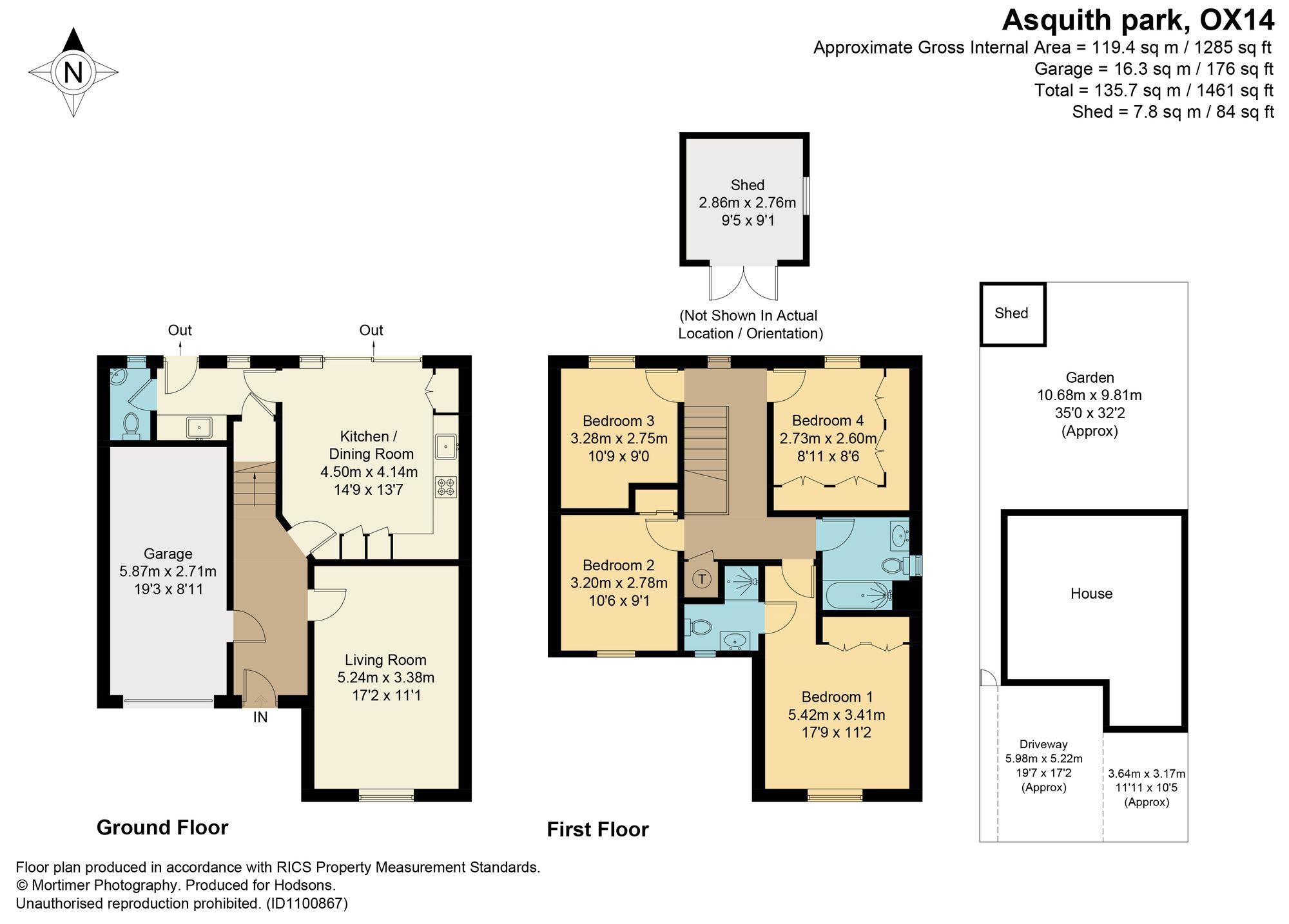 44 Asquith Park, Abingdon floorplan