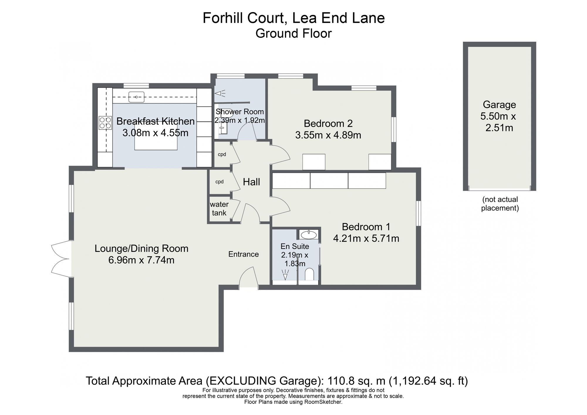 Flat 16, Forhill Court Lea End Lane, Birmingham floorplan