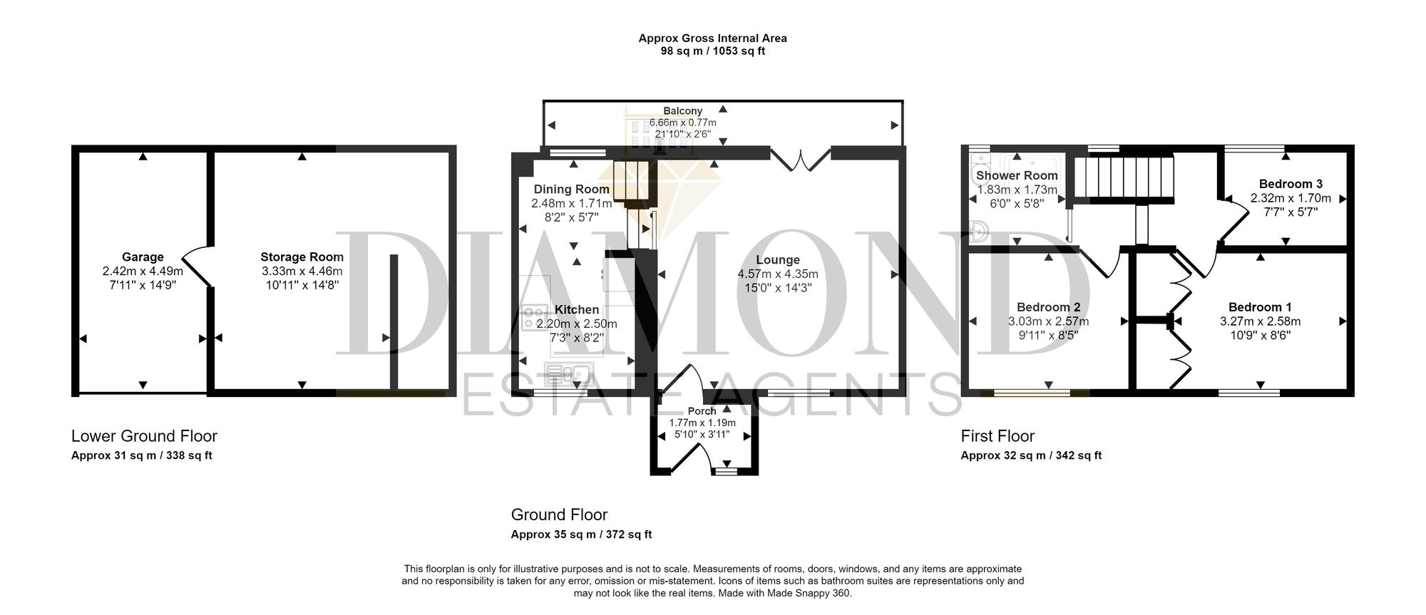 53 Chapel Street, Tiverton floorplan