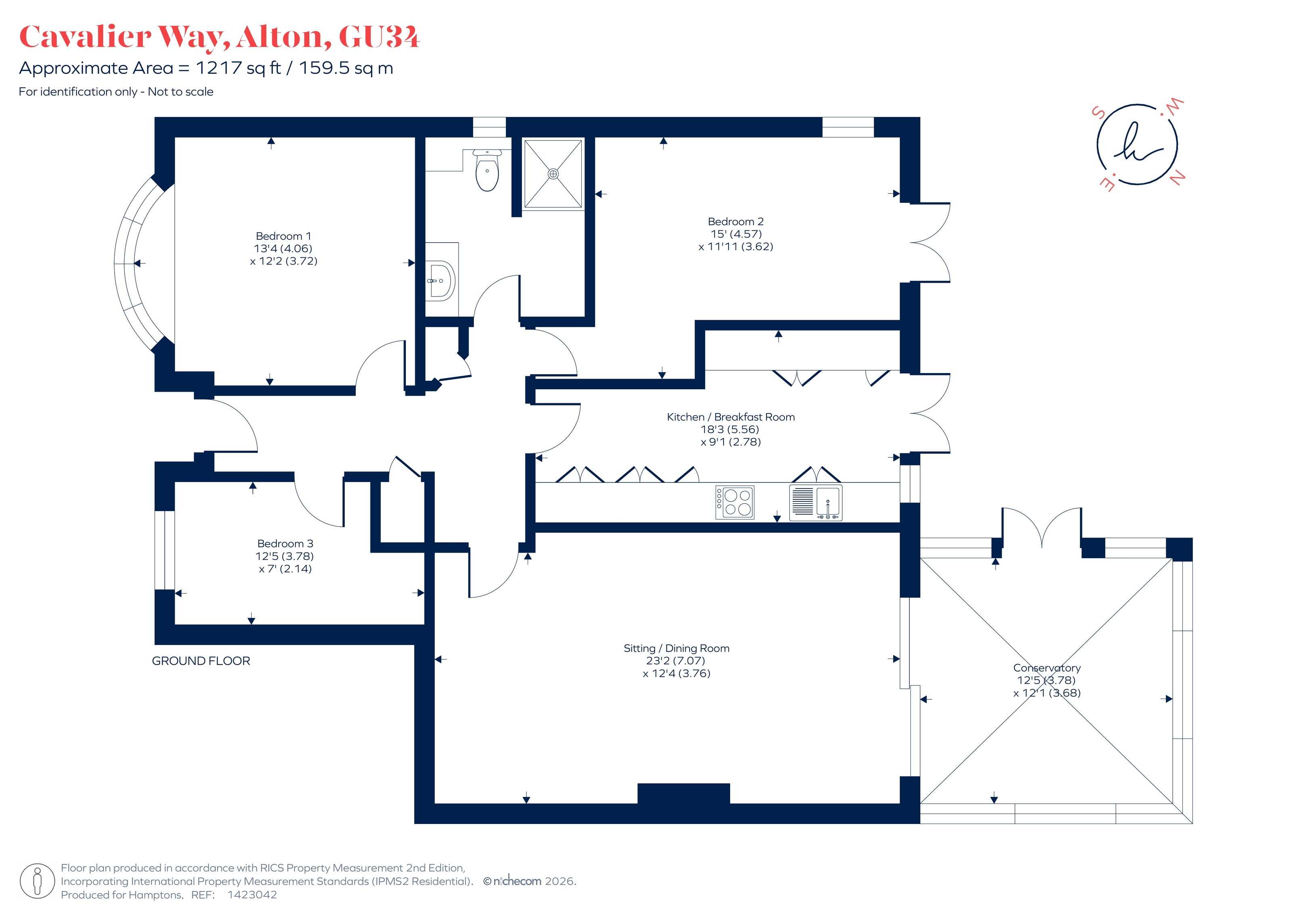 11, Cavalier Way, Alton floorplan
