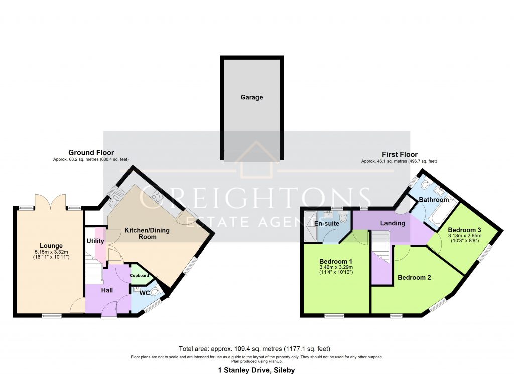 1, Stanley Drive, Loughborough floorplan