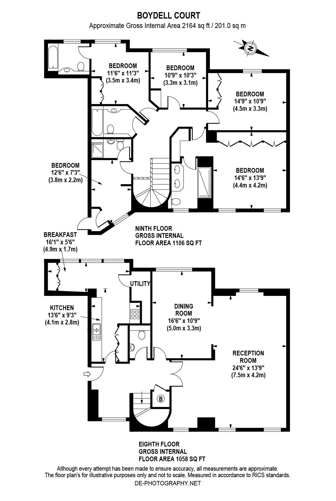 Boydell Court, 1003, St. Johns Wood Park, London floorplan