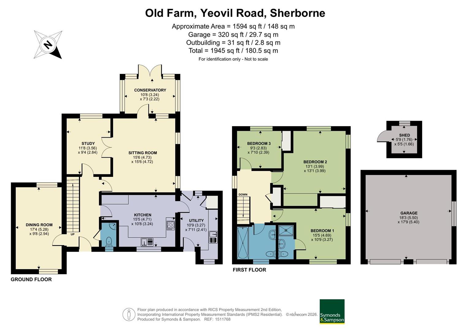 6 Old Farm, Yeovil Road, Sherborne floorplan