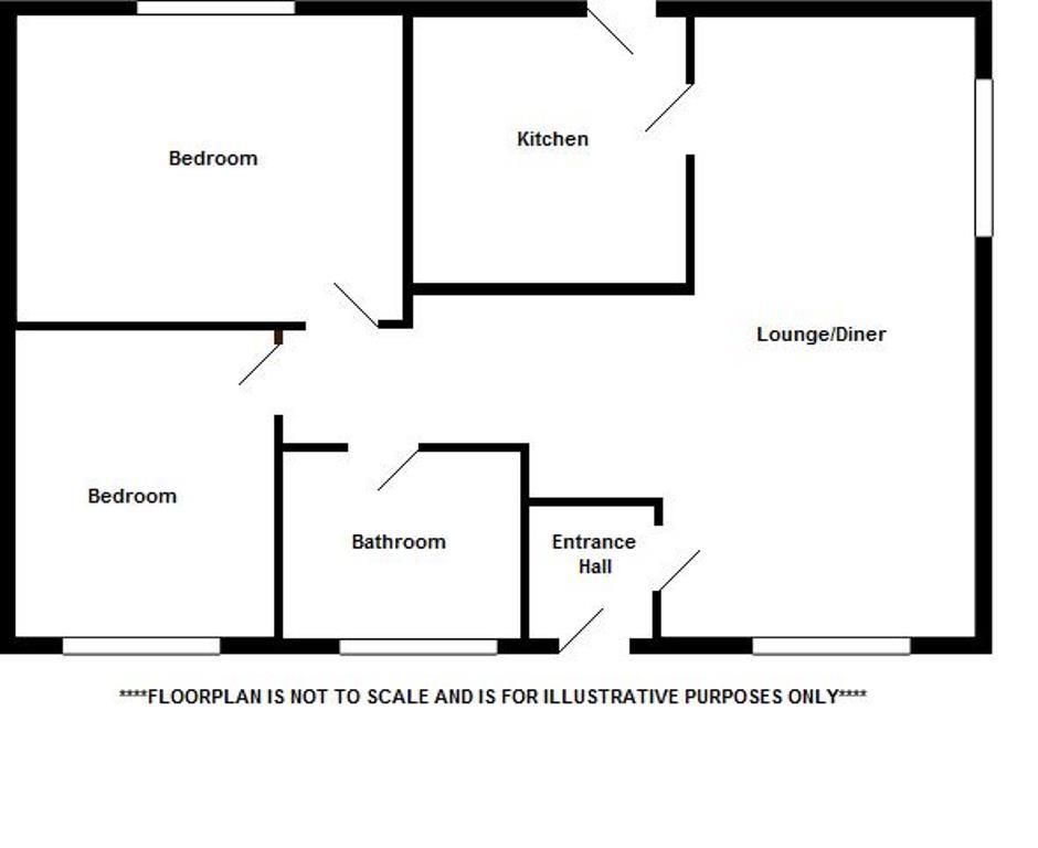 2 Bedrooms Terraced bungalow for sale in Glenrose Avenue, Ravensden, Bedford MK44