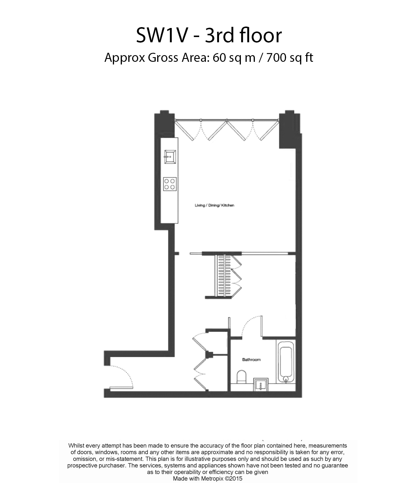 1 Bedrooms Flat to rent in Victoria Street, London SW1H