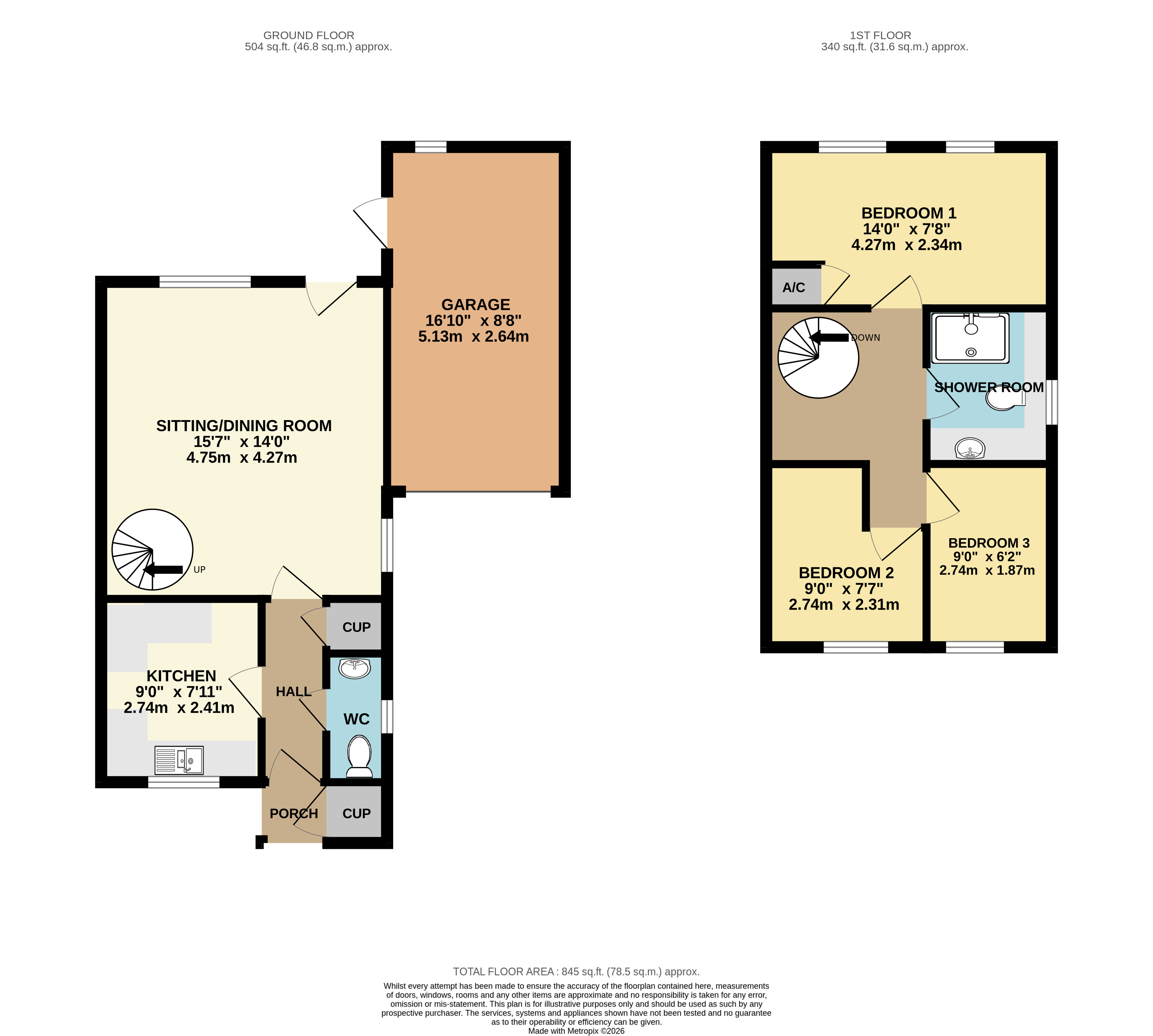 Parklands Rise, Somerset floorplan