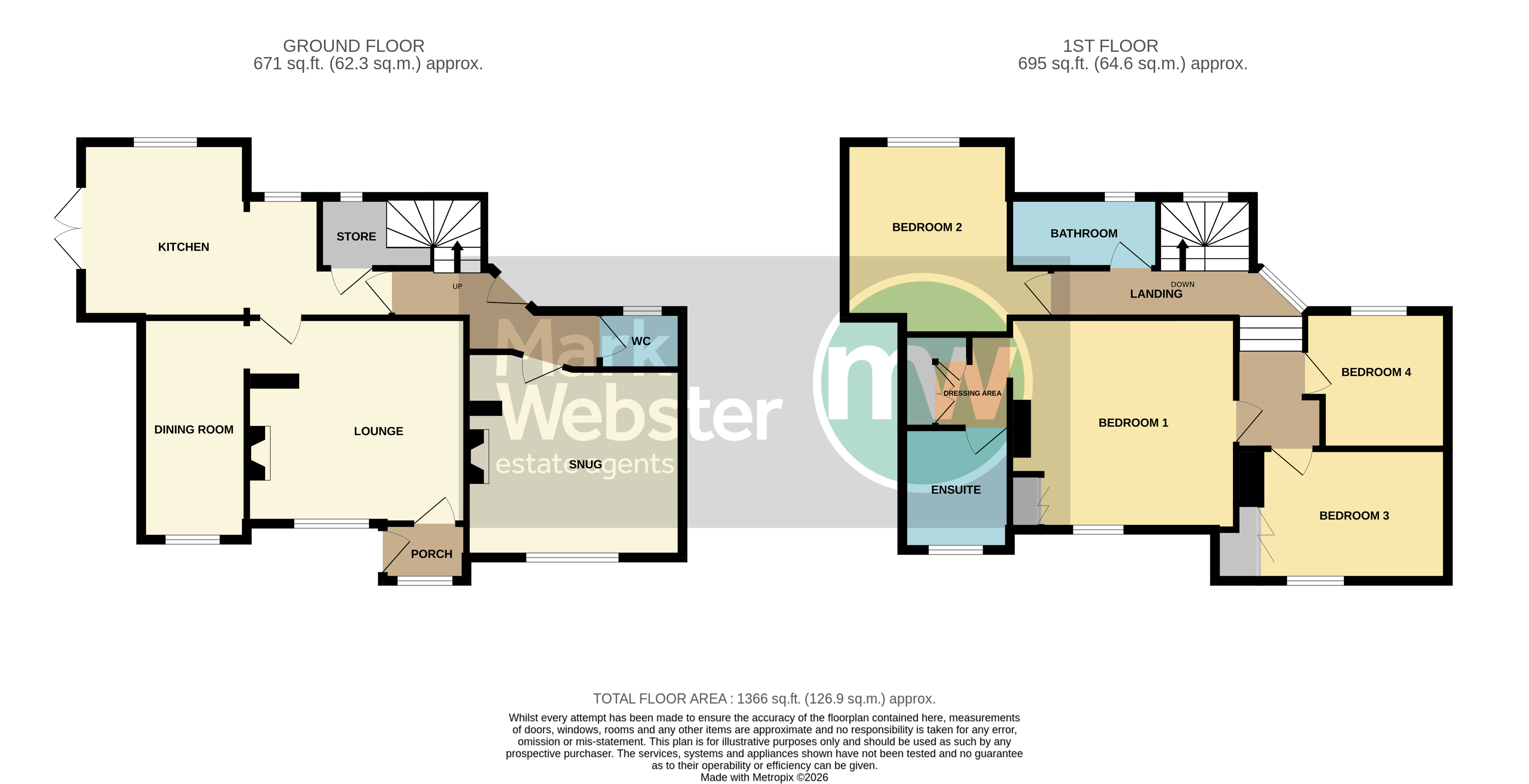 High Reaches, Crow Hill, Atherstone floorplan