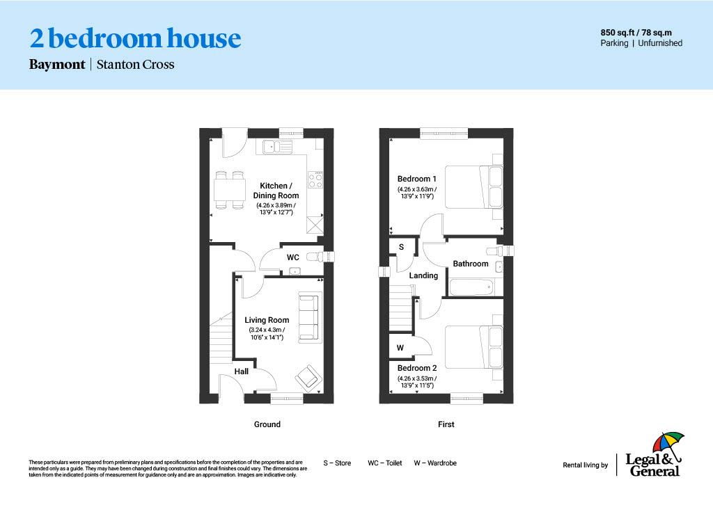 44, Tillage Road, Wellingborough floorplan