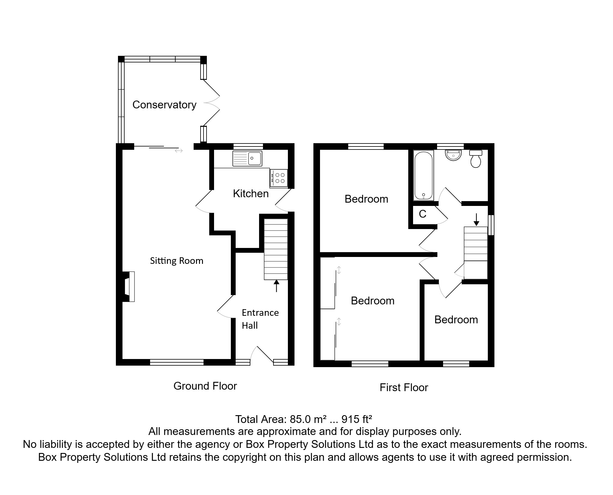 8, Grange Close, Ilkley floorplan