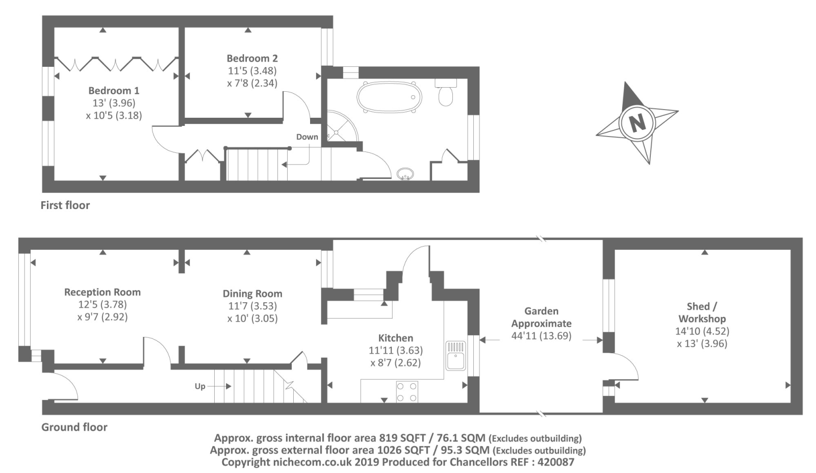 2 Bedrooms Terraced house for sale in Kings Road, Slough, Berkshire SL1