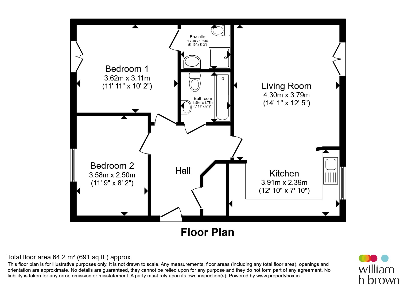 Flat 17, Shearwater House, Heron Way, HARWICH floorplan