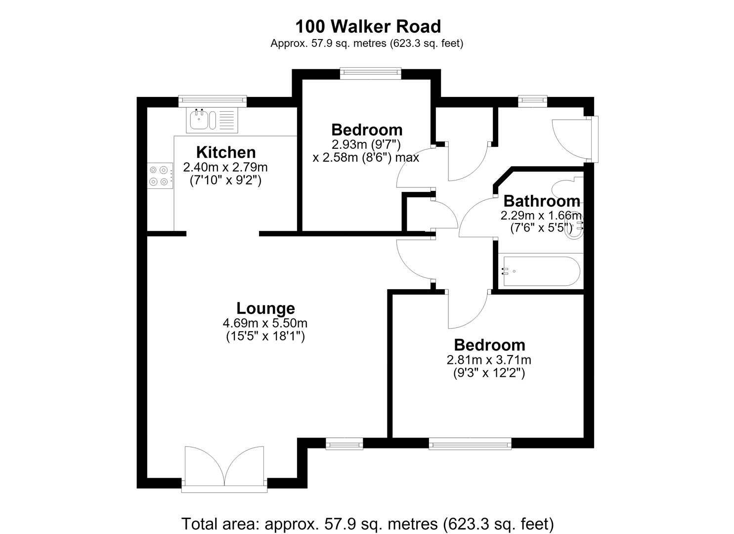 Walker Road, Walsall floorplan