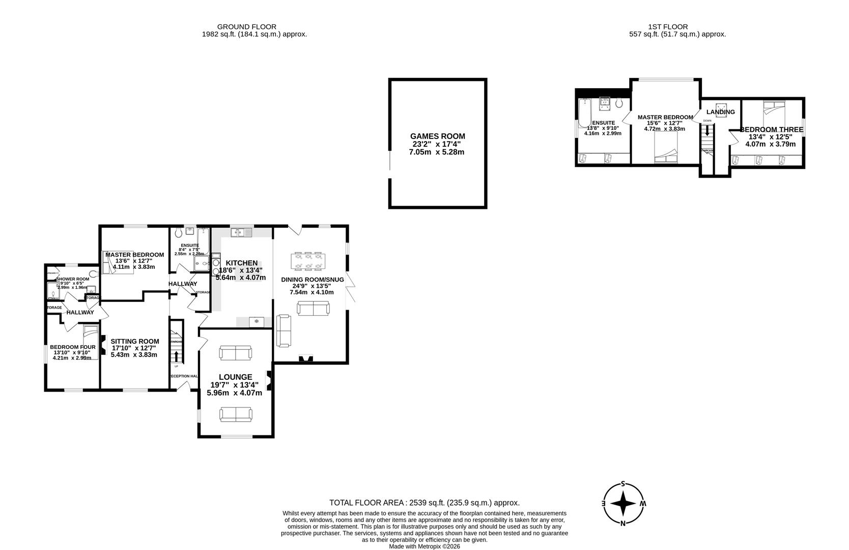 Round Bush, Holker Lane, Leyland floorplan