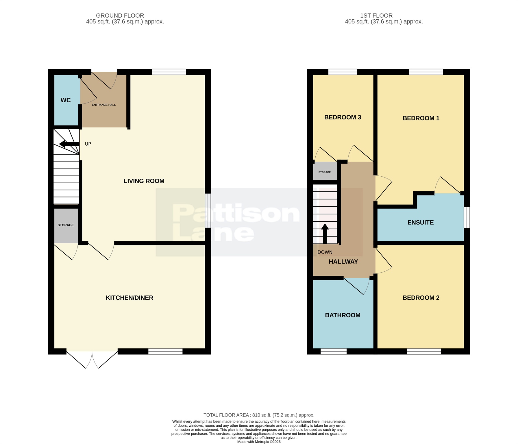 52, Brockhall Crescent, Kettering floorplan