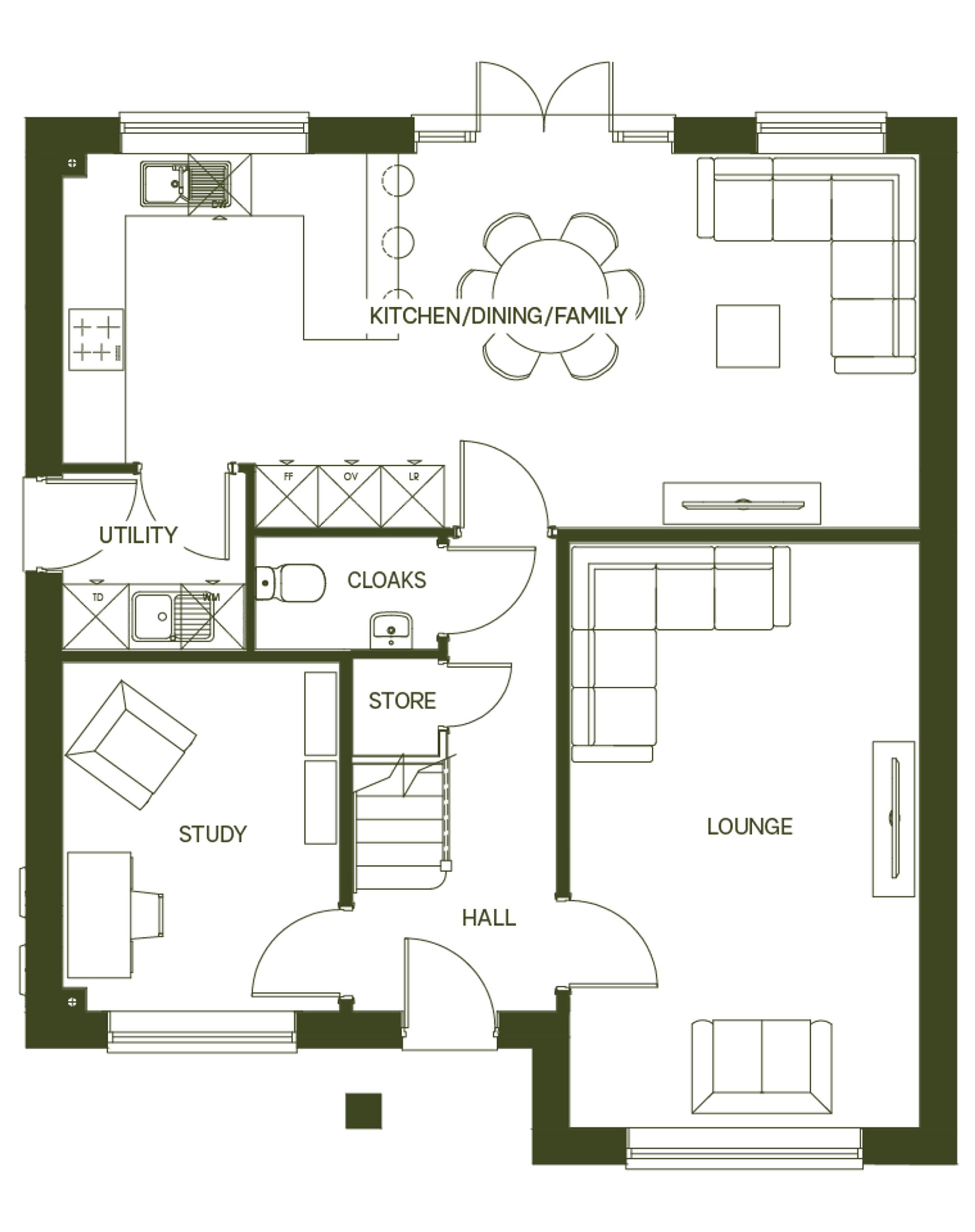 Chatsworth, Trevalyn Place, Wrexham floorplan