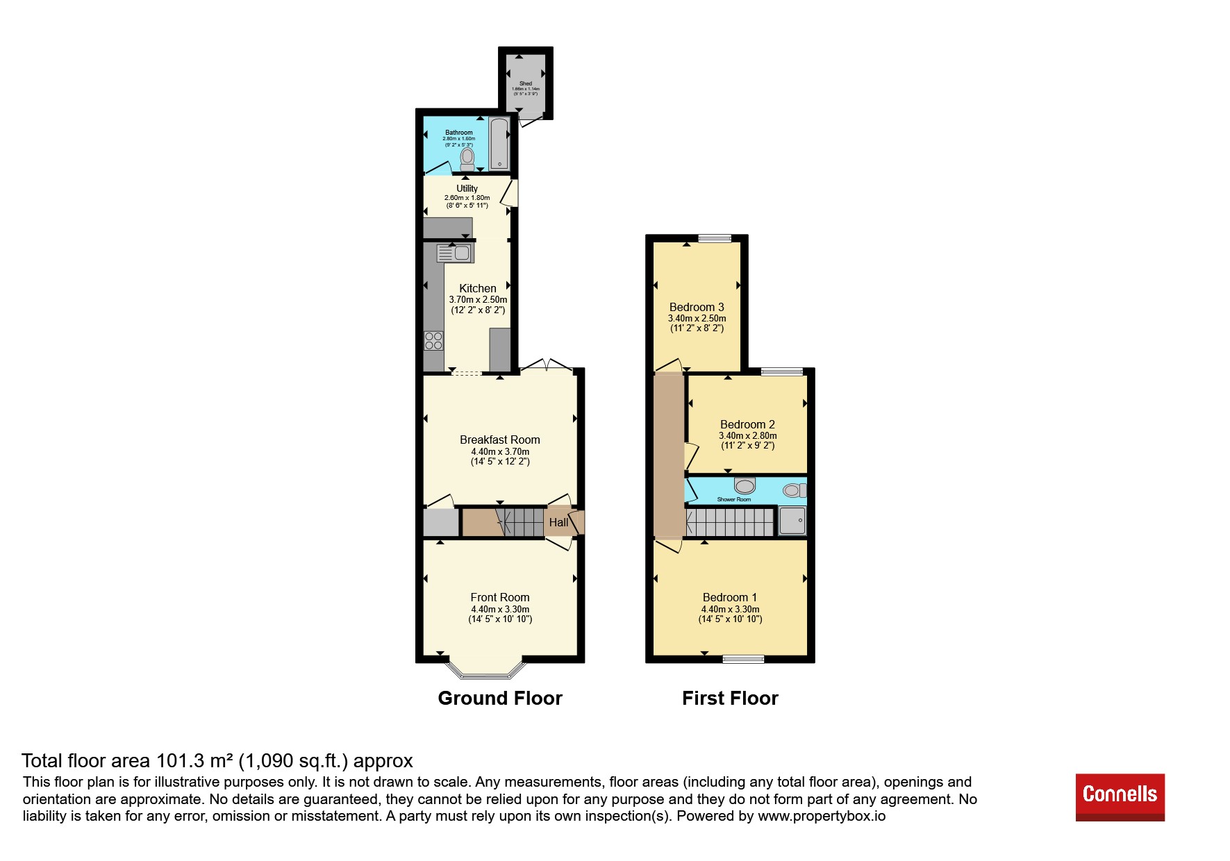 49, Old Park Road, Wednesbury floorplan