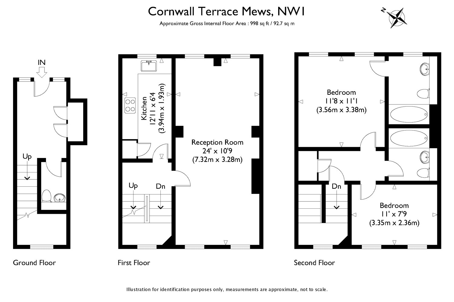 30, Cornwall Terrace Mews, London floorplan