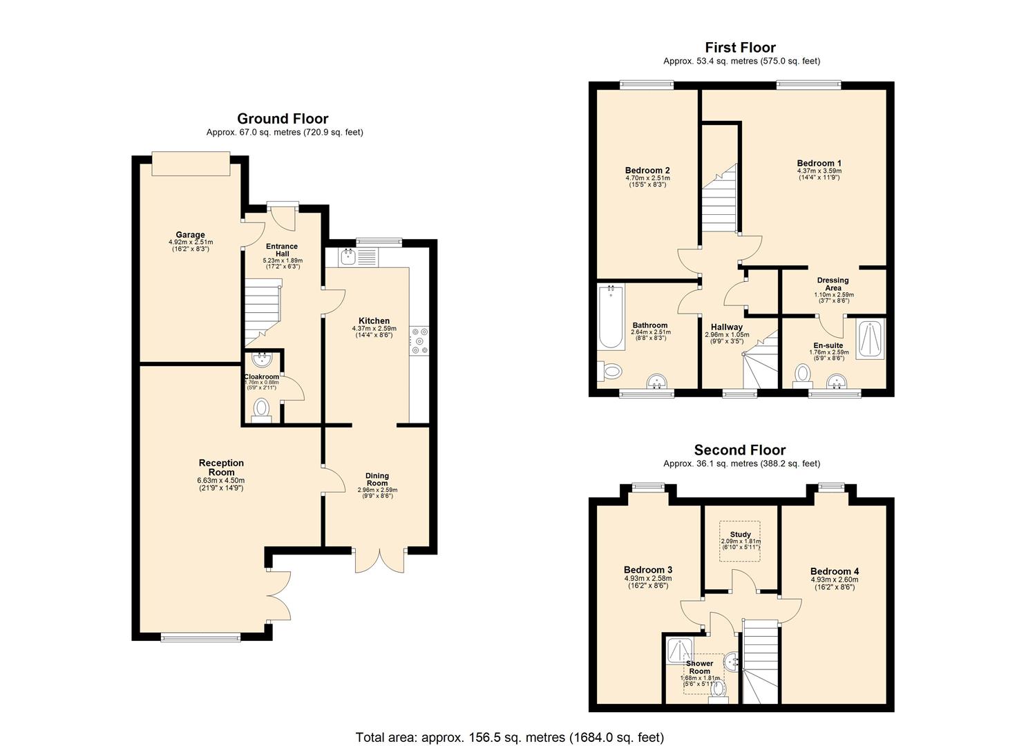 9, Maple Close, Alfreton floorplan