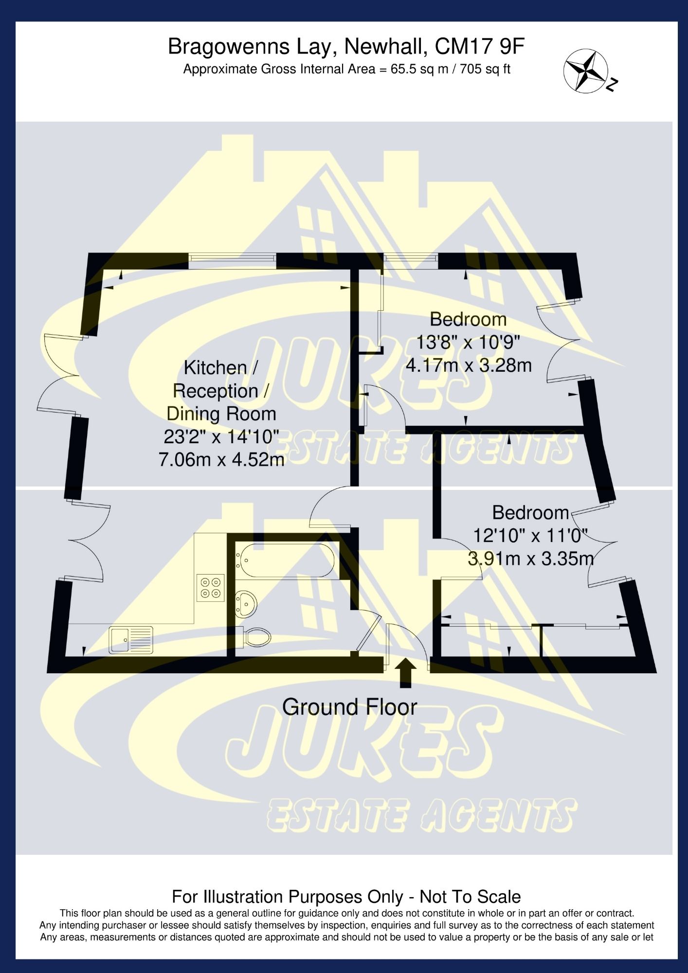 22 Braggowens Ley, Harlow floorplan
