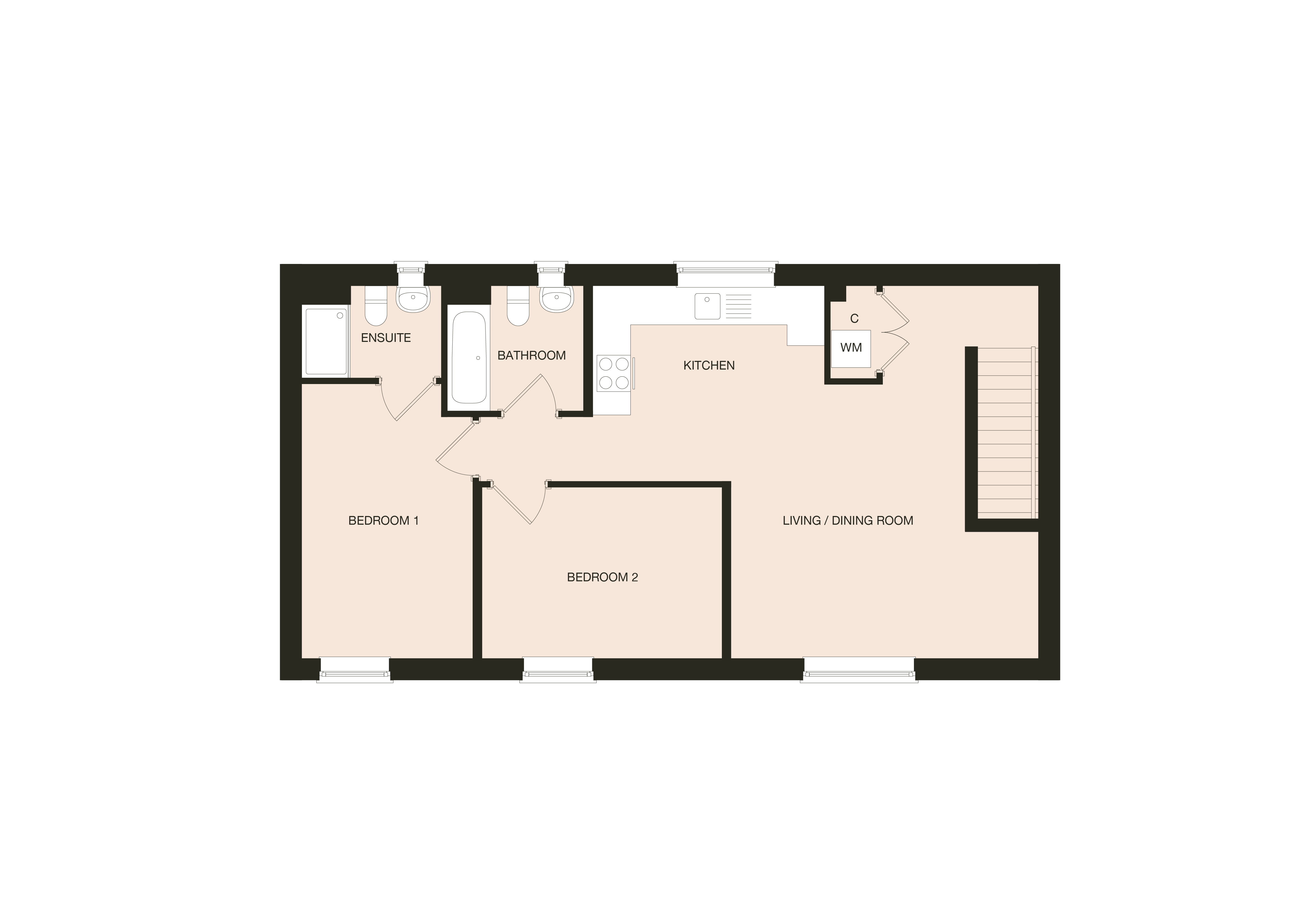 Home 22, 22 Rosefield Lane Newhall, Harlow floorplan