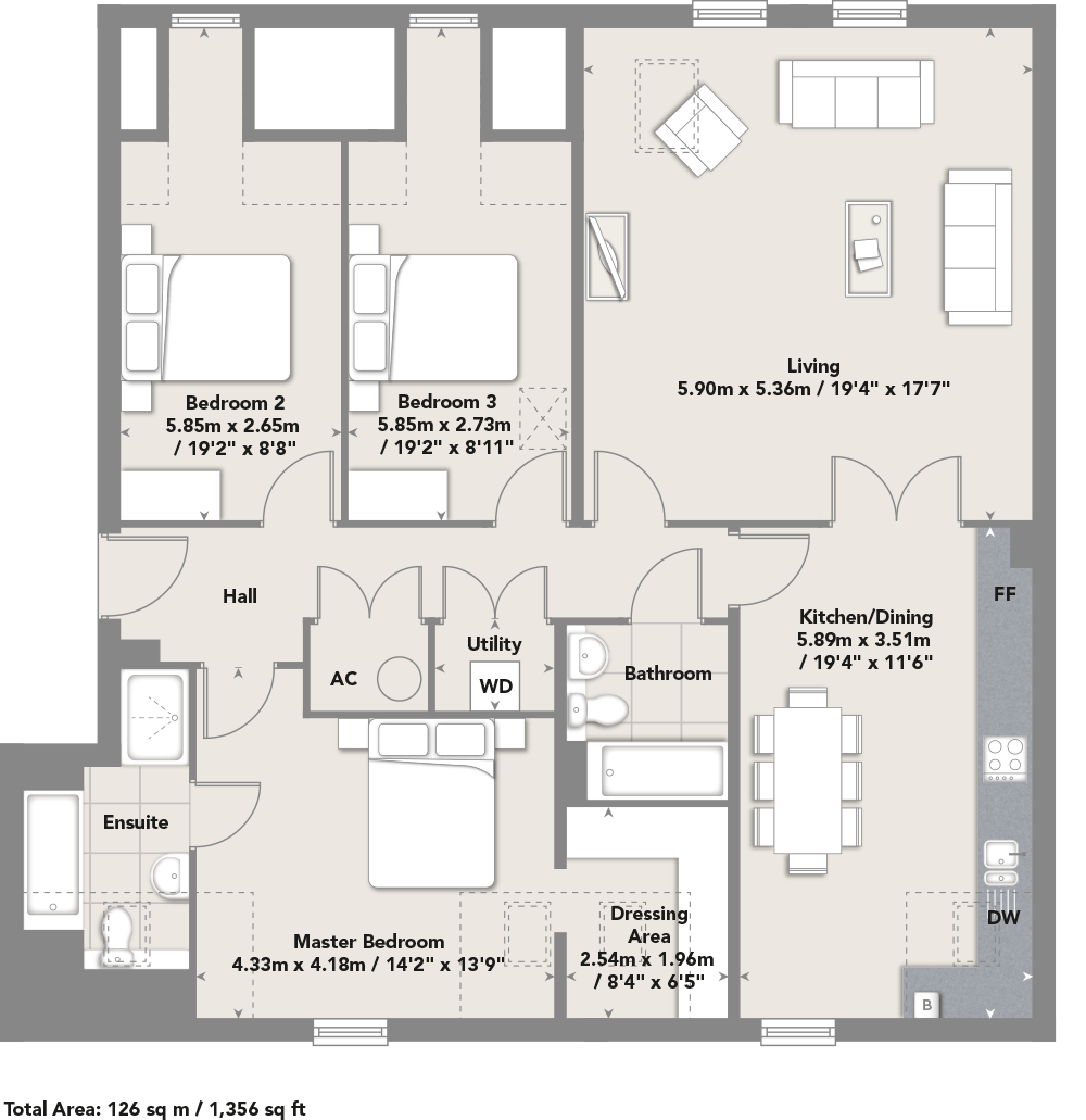 Southdown Road, Harpenden AL5, 3 bedroom flat for sale 57528116