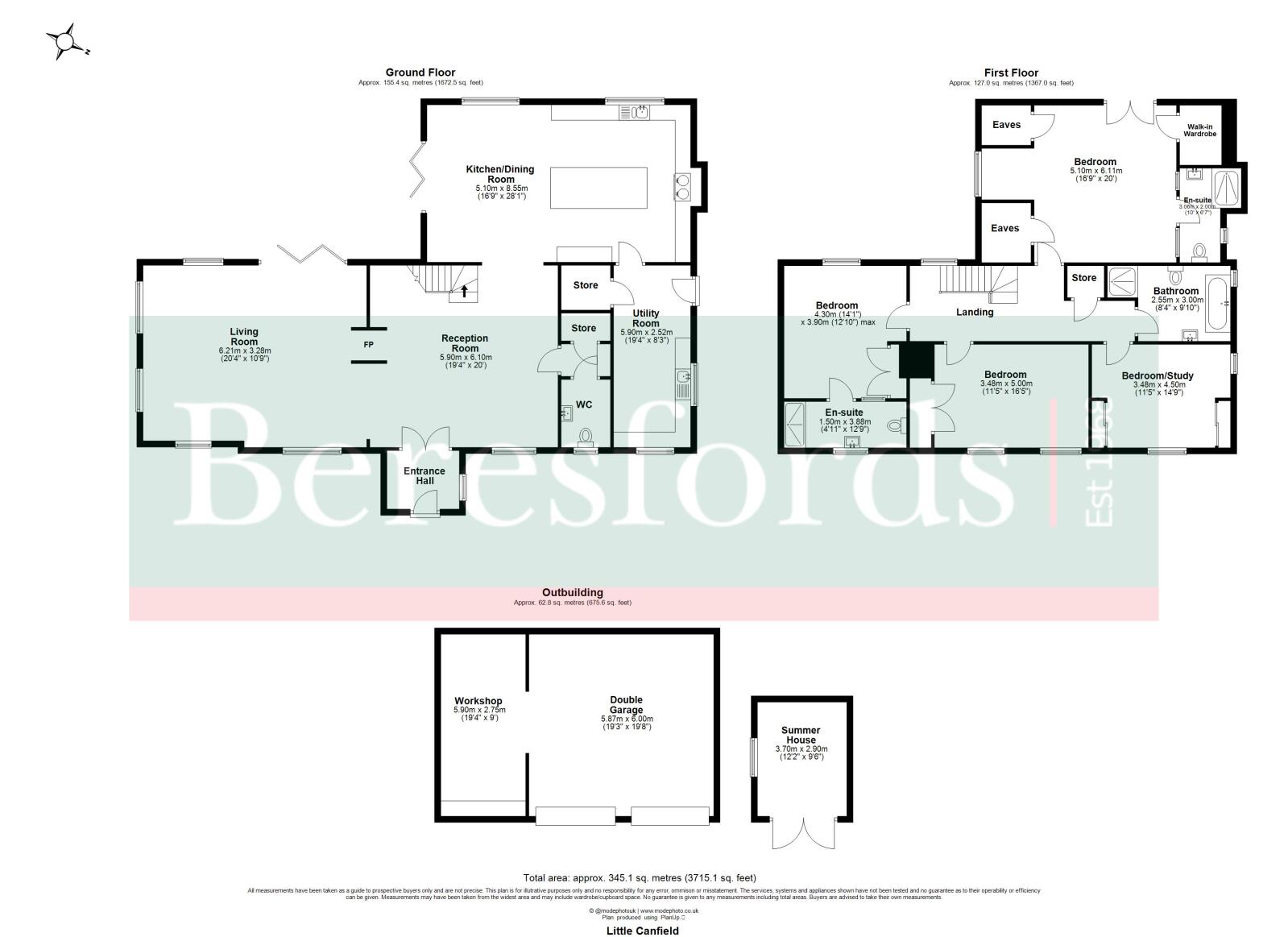 Skeeps House,, High Cross Lane, Dunmow floorplan