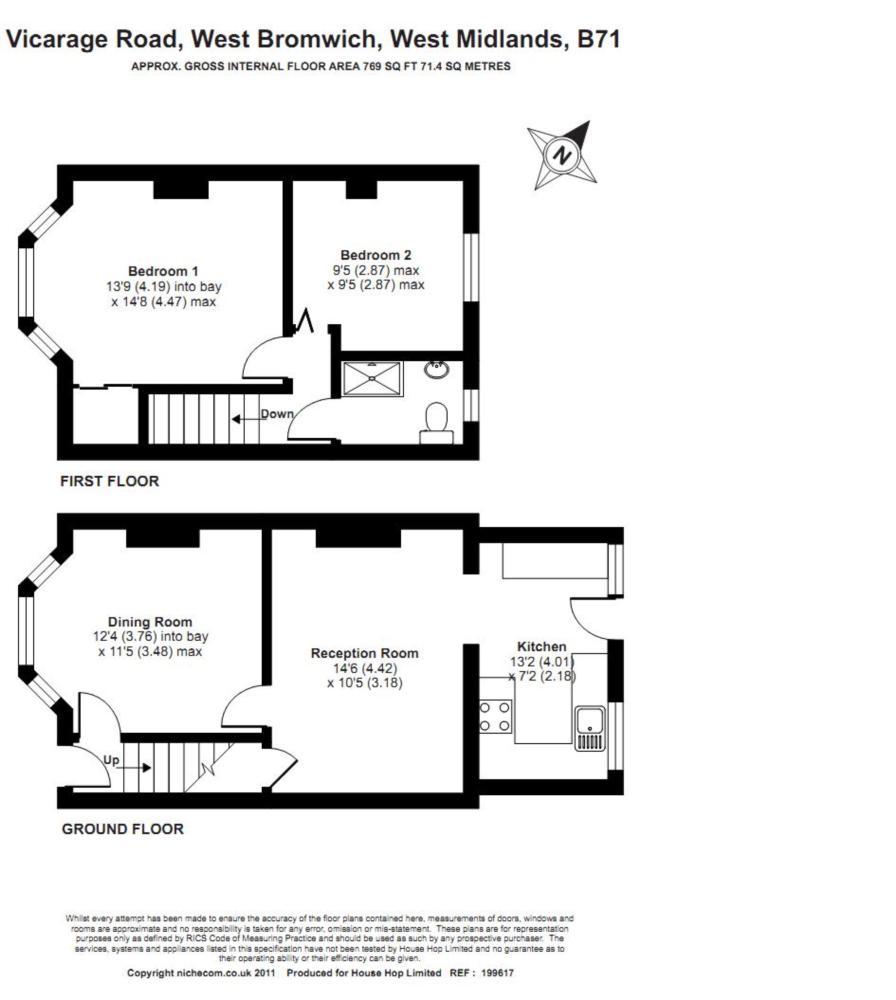 Free property report 186 Vicarage Road, West Bromwich, B71 1AF Chimnie
