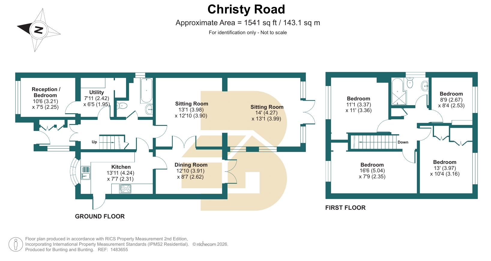 18, Christy Road, Westerham floorplan