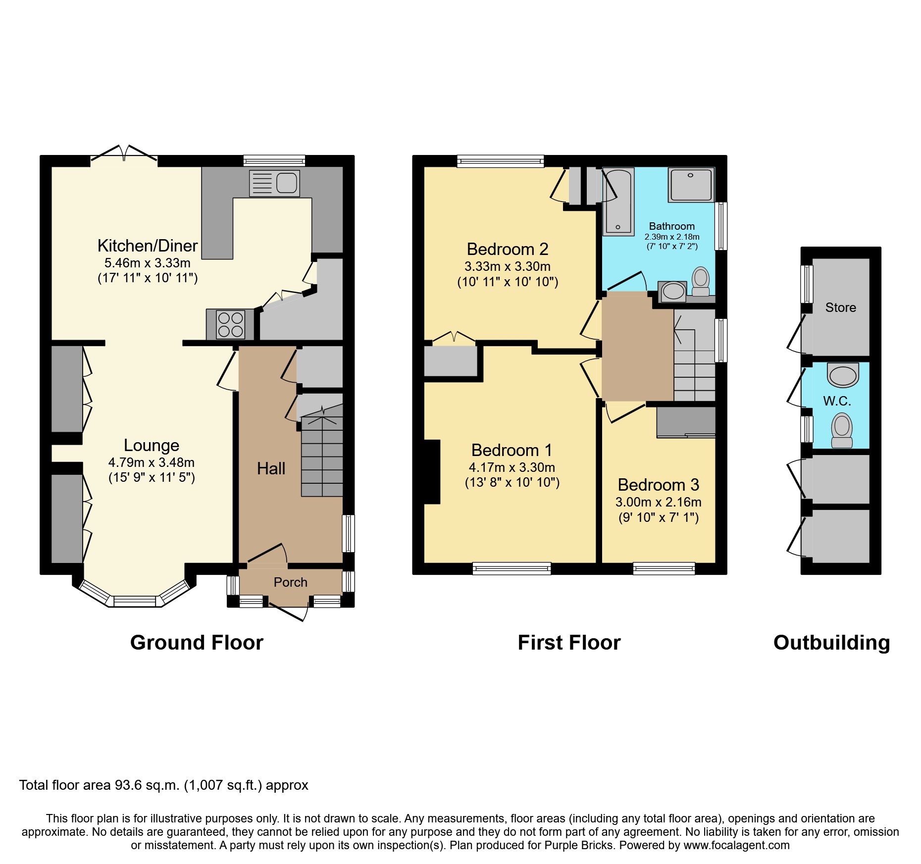 Hall Place Crescent, Bexleyheath DA5, 3 bedroom semidetached house for