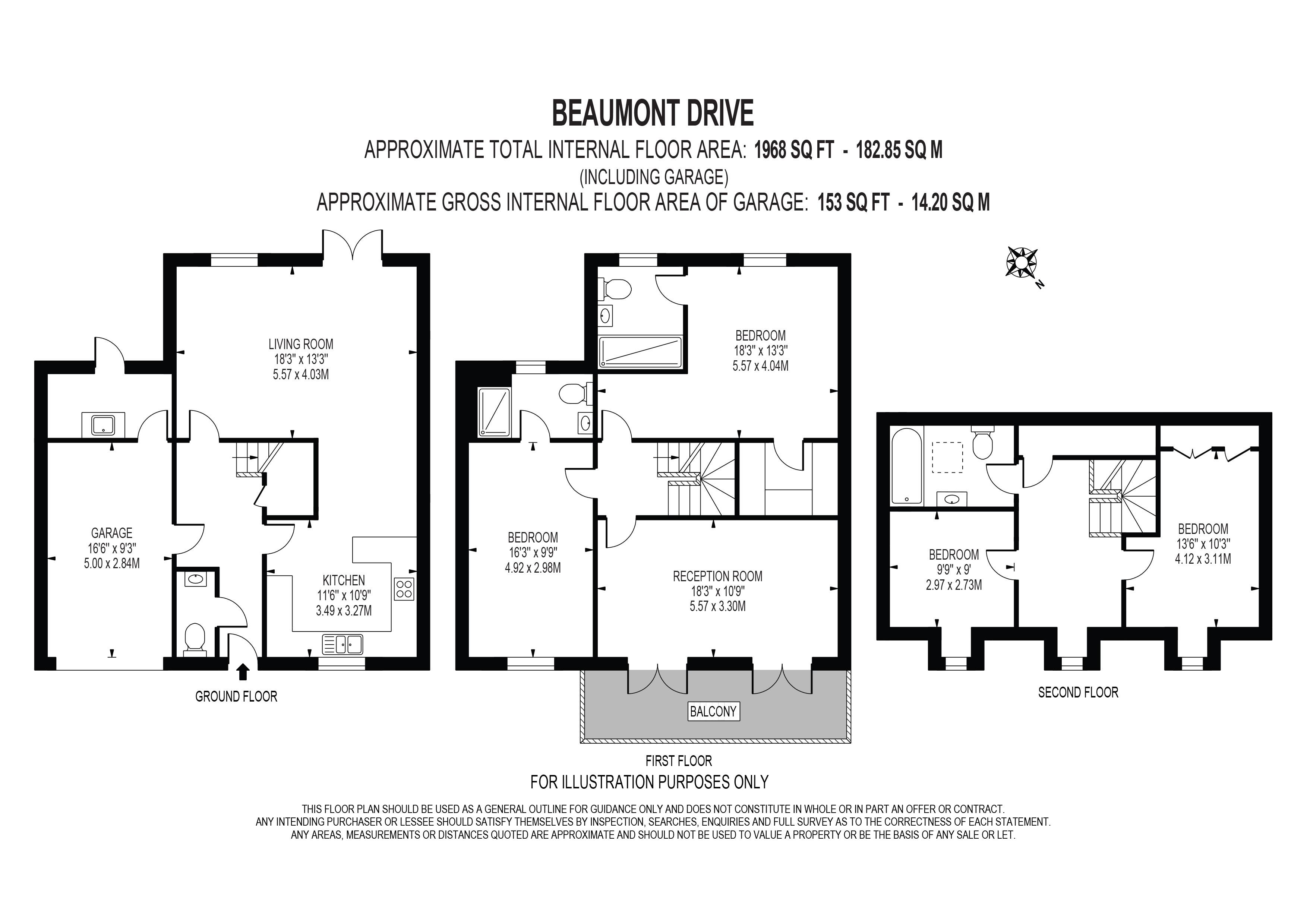5 Bedrooms  to rent in Beaumont Drive, Worcester Park KT4