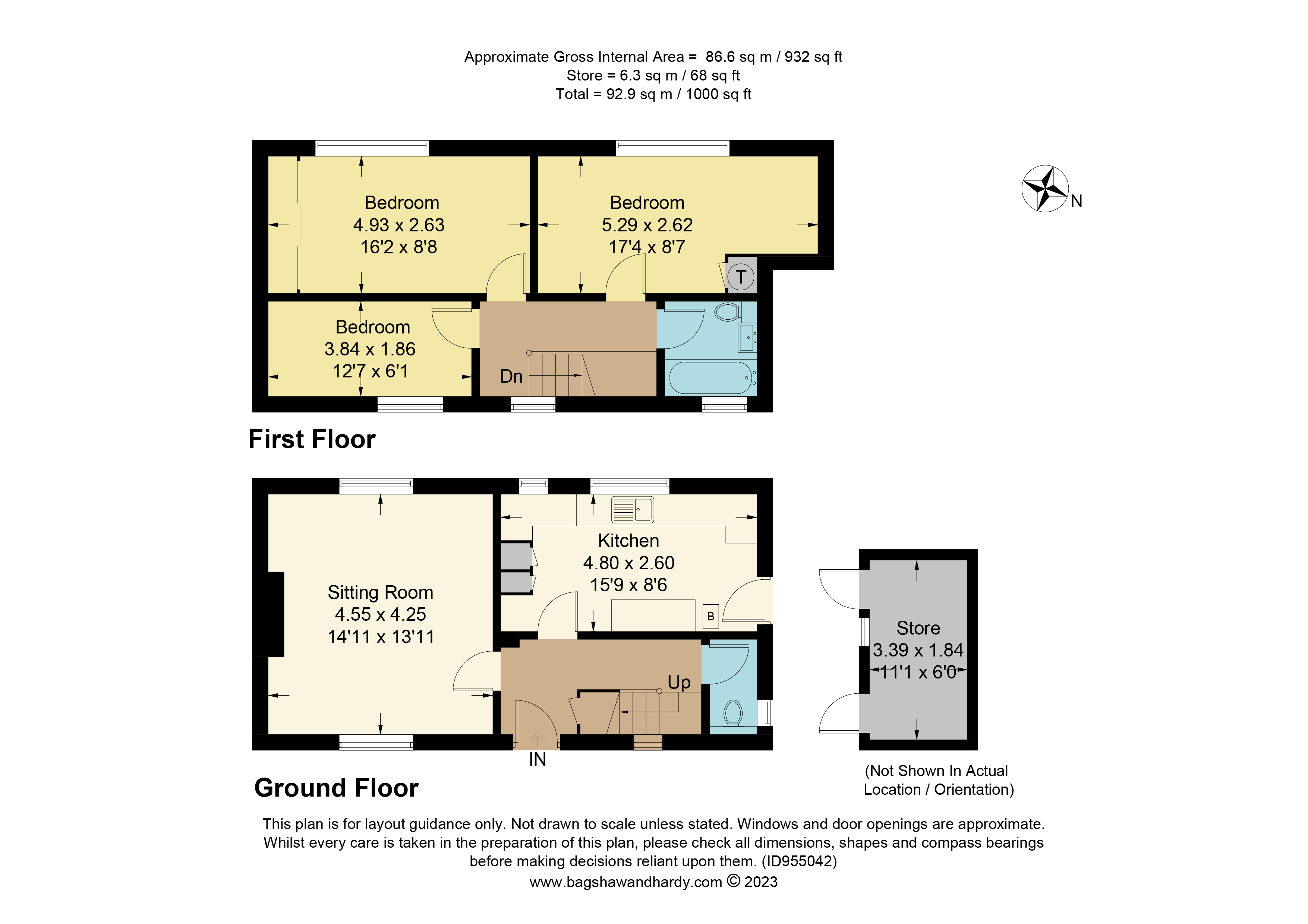 Chart Downs, Dorking, Surrey RH5, 3 bedroom terraced house for sale