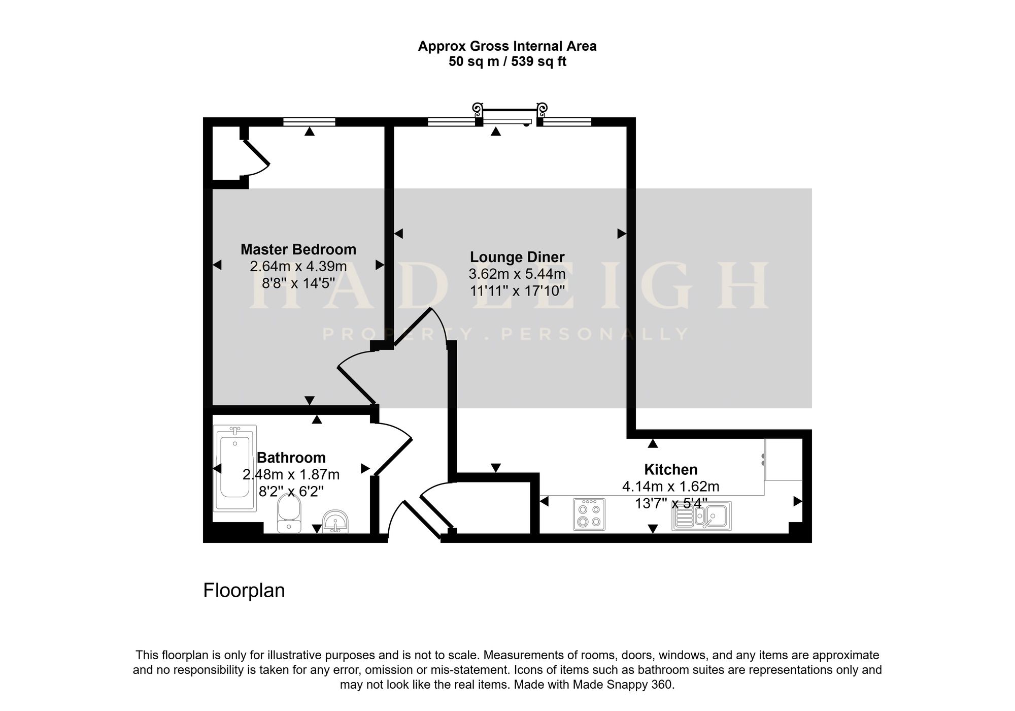 Apt 15, 5C Highfield Road, Birmingham floorplan