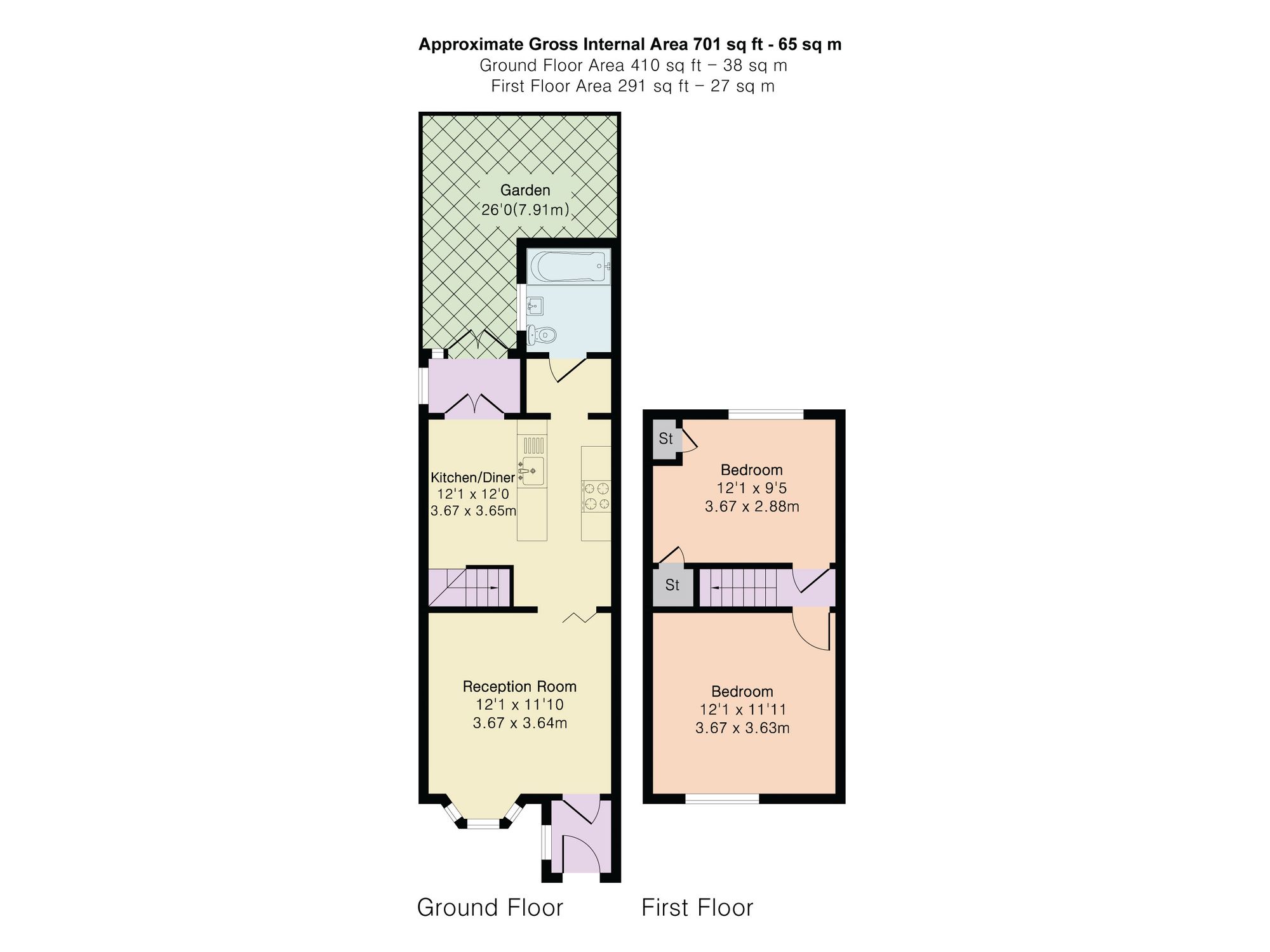 14 Oldhall Street, Hertford floorplan