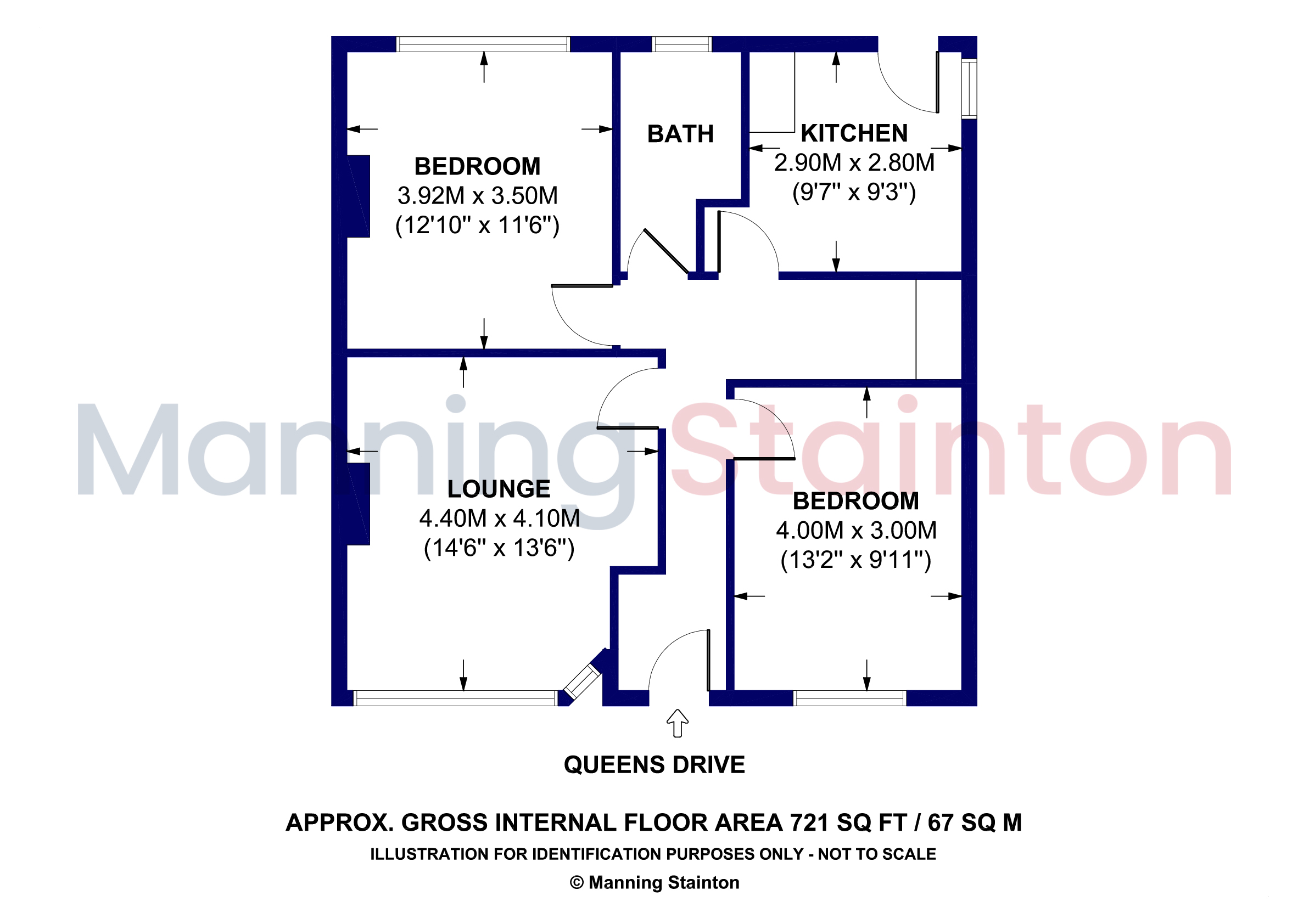 67, Queens Drive, Wakefield floorplan