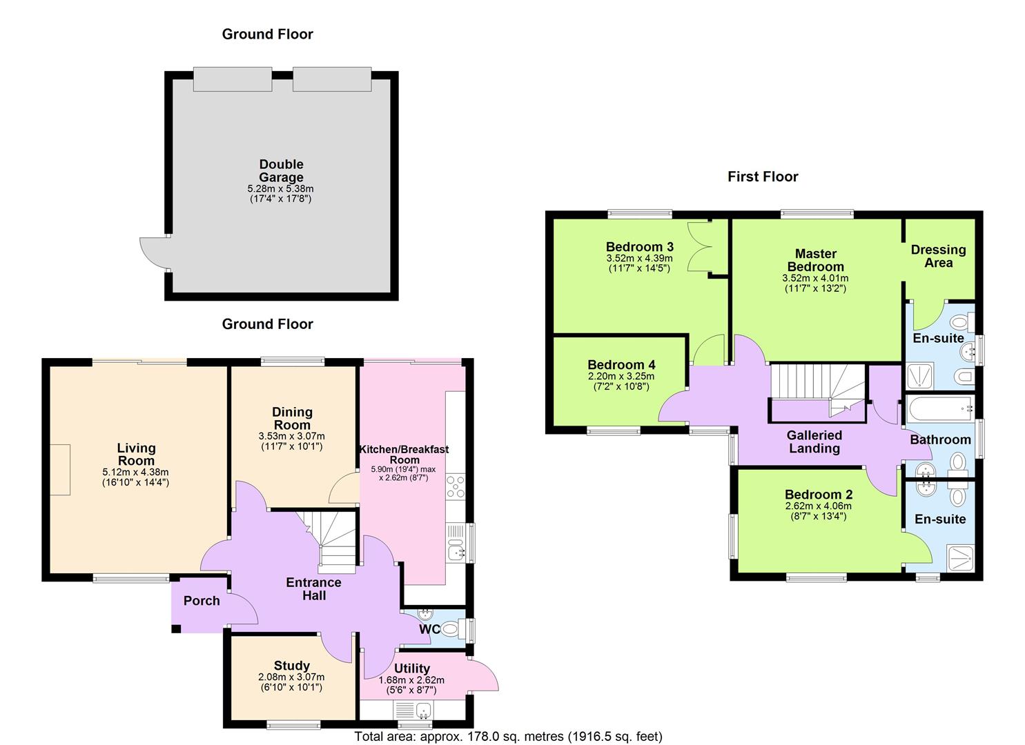 6 Pool Meadow, Much Dewchurch, Hereford floorplan