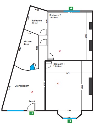 2 Bedrooms Flat to rent in Ebberston Terrace, Hyde Park, Leeds LS6