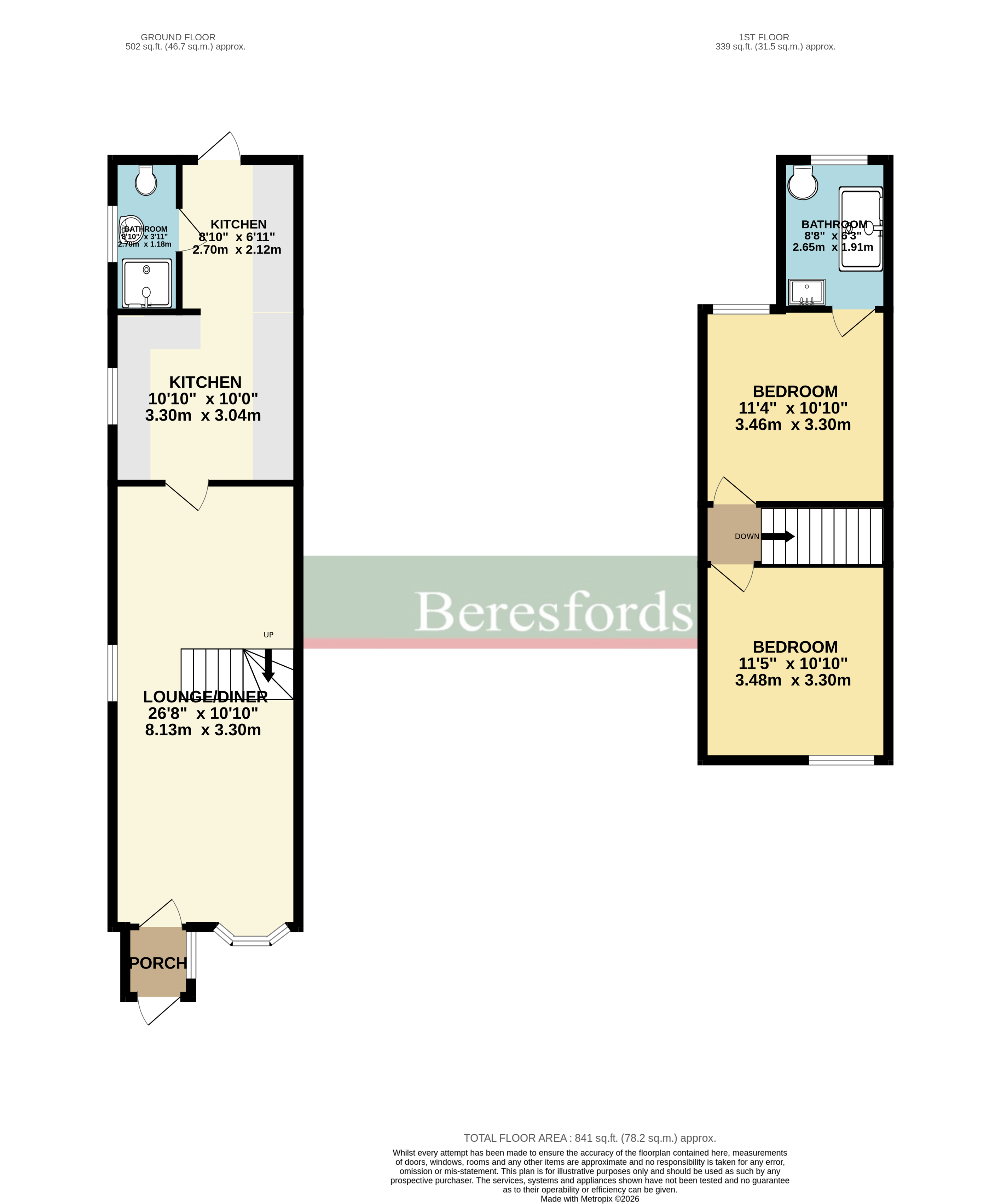 9, Lionfield Terrace, Essex floorplan