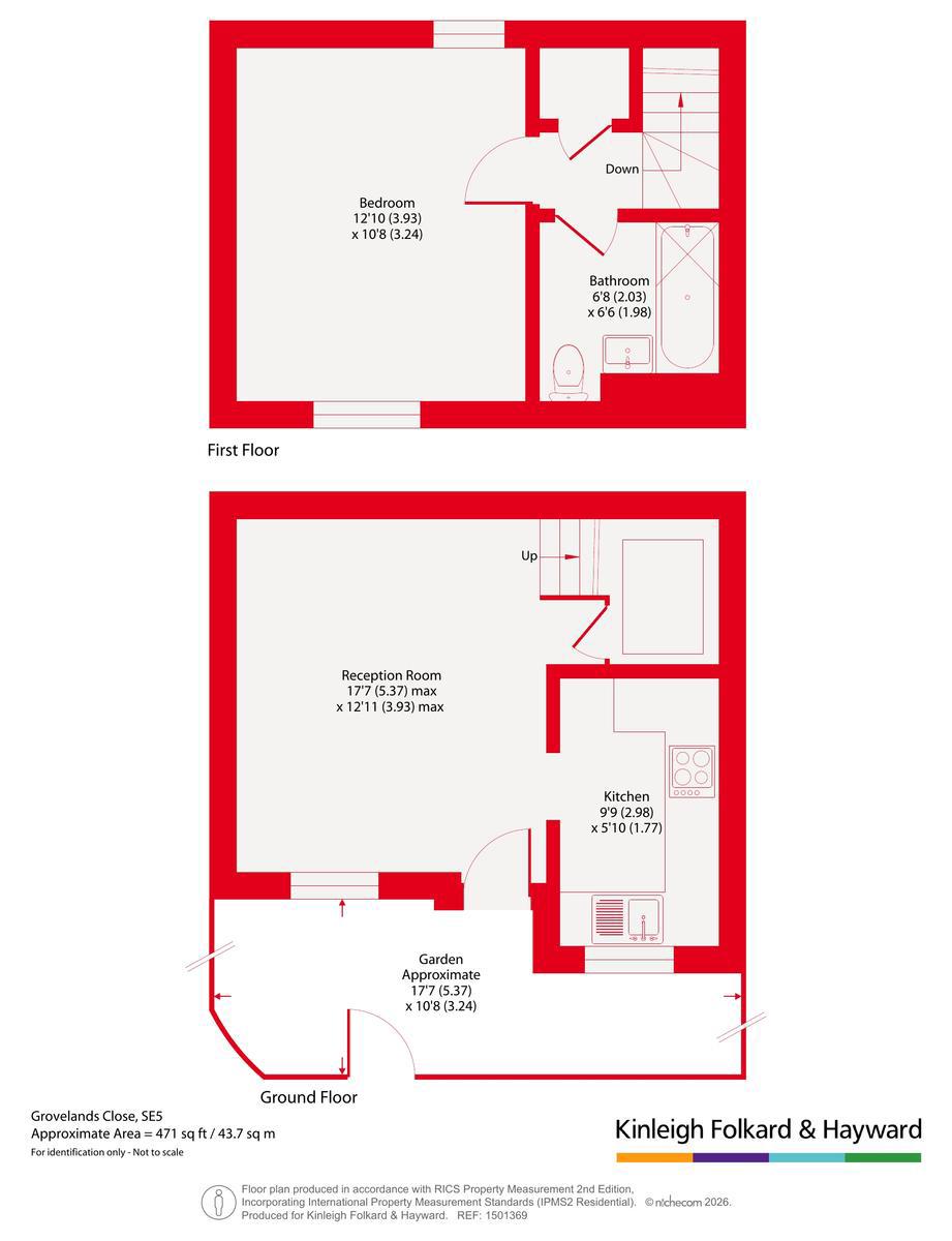 16, Grovelands Close, London floorplan