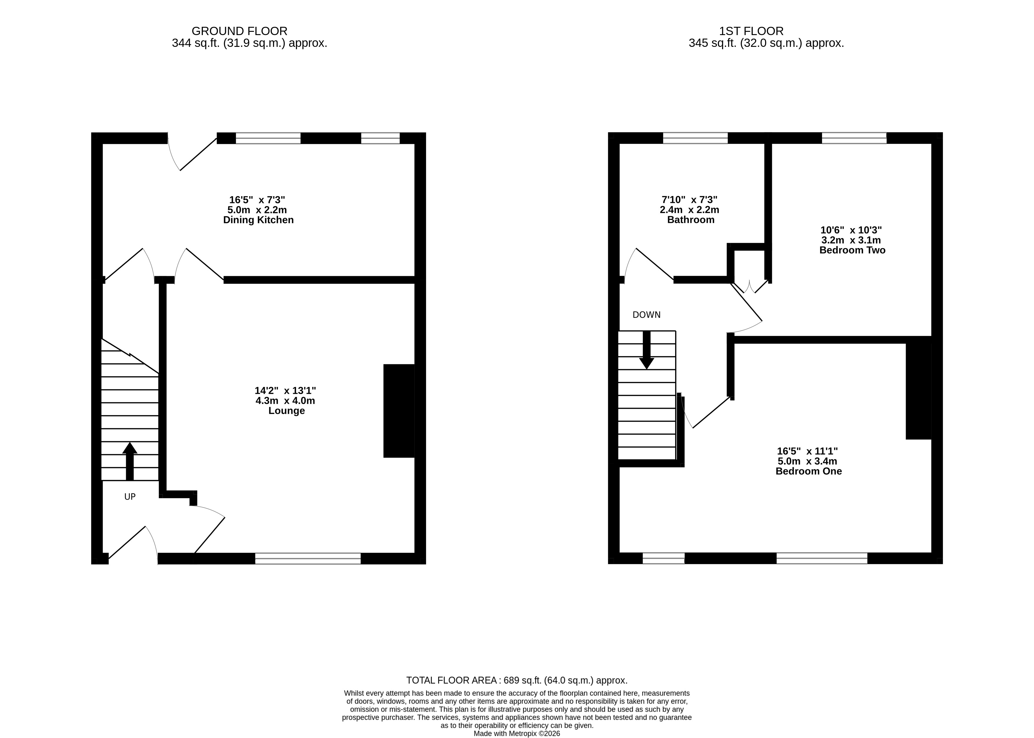15, Ottiwells Terrace, Huddersfield floorplan